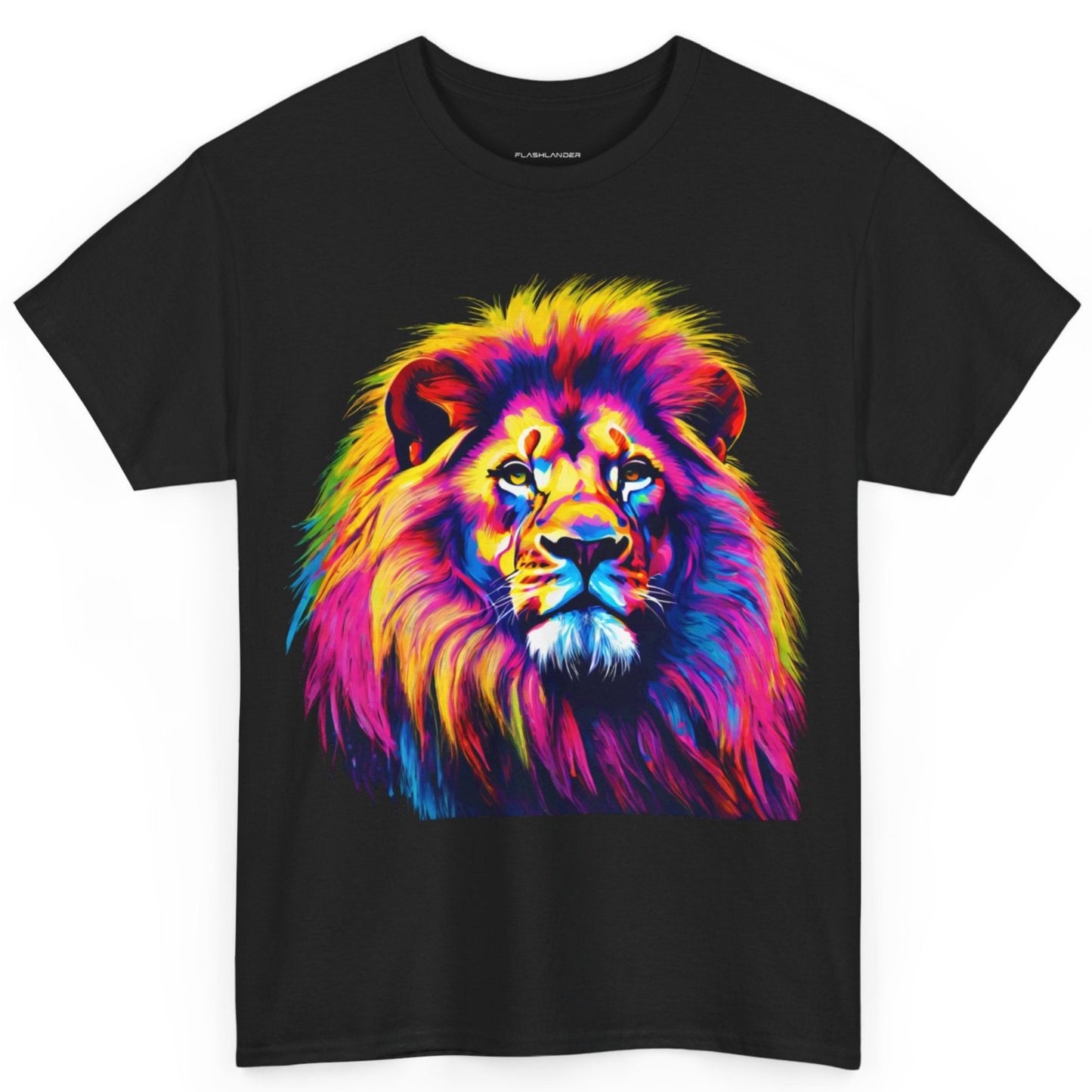 Lion Art Pop T-Shirt Flashlander