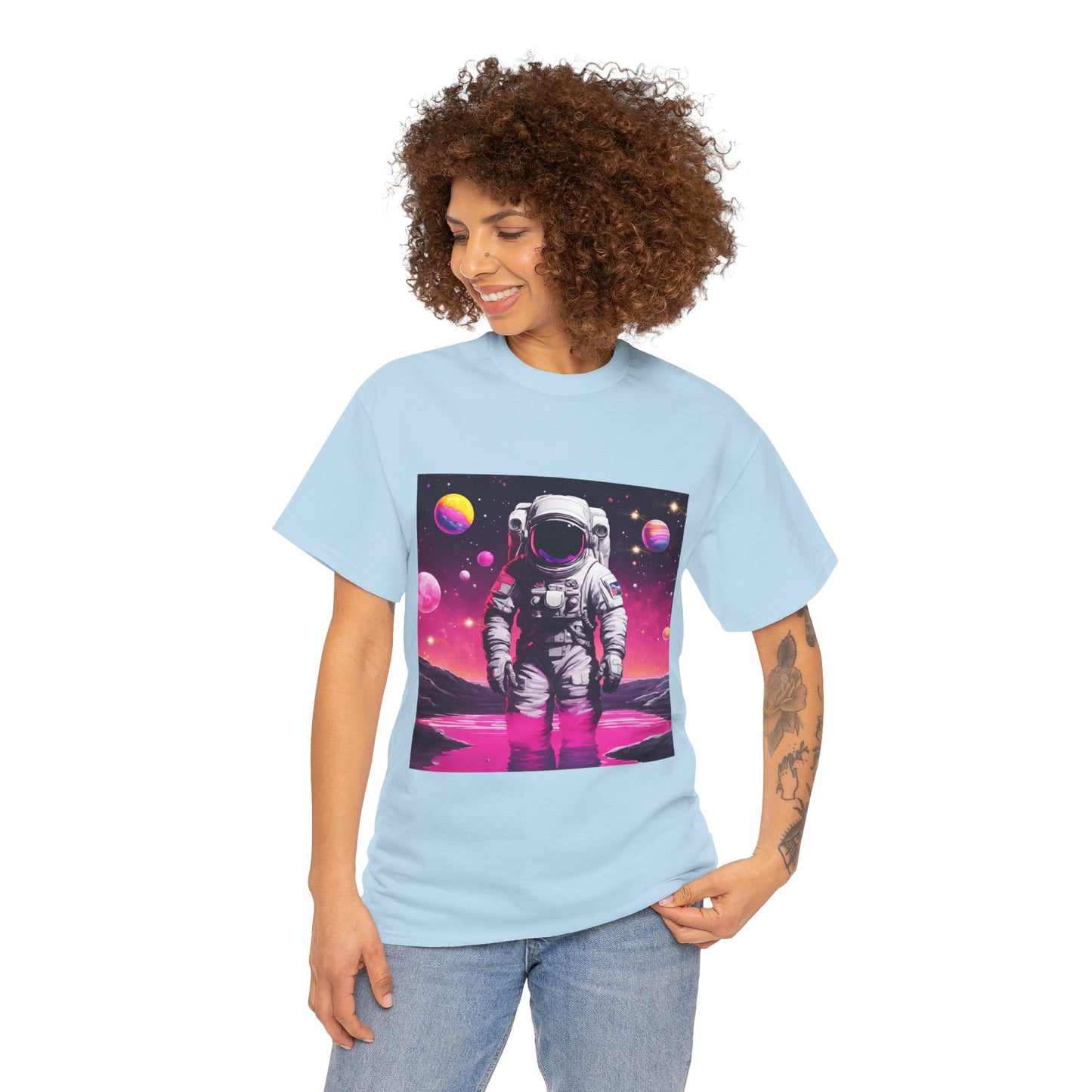 Astronaut Exploring New Worlds Flashlander Gym Shirt