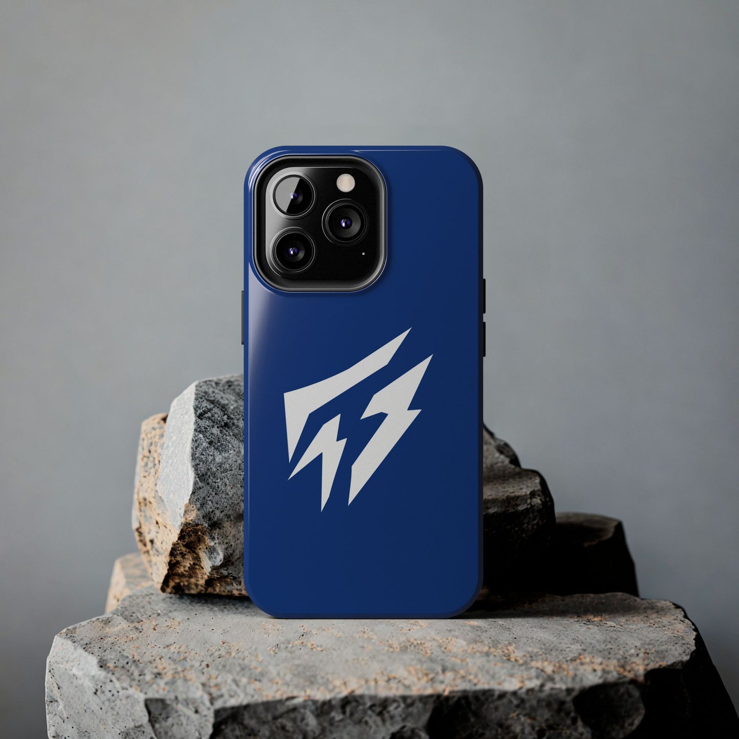 Flashlander Thunders Tough Phone Cases for all Iphone and Samsung Galaxy Dark Blue