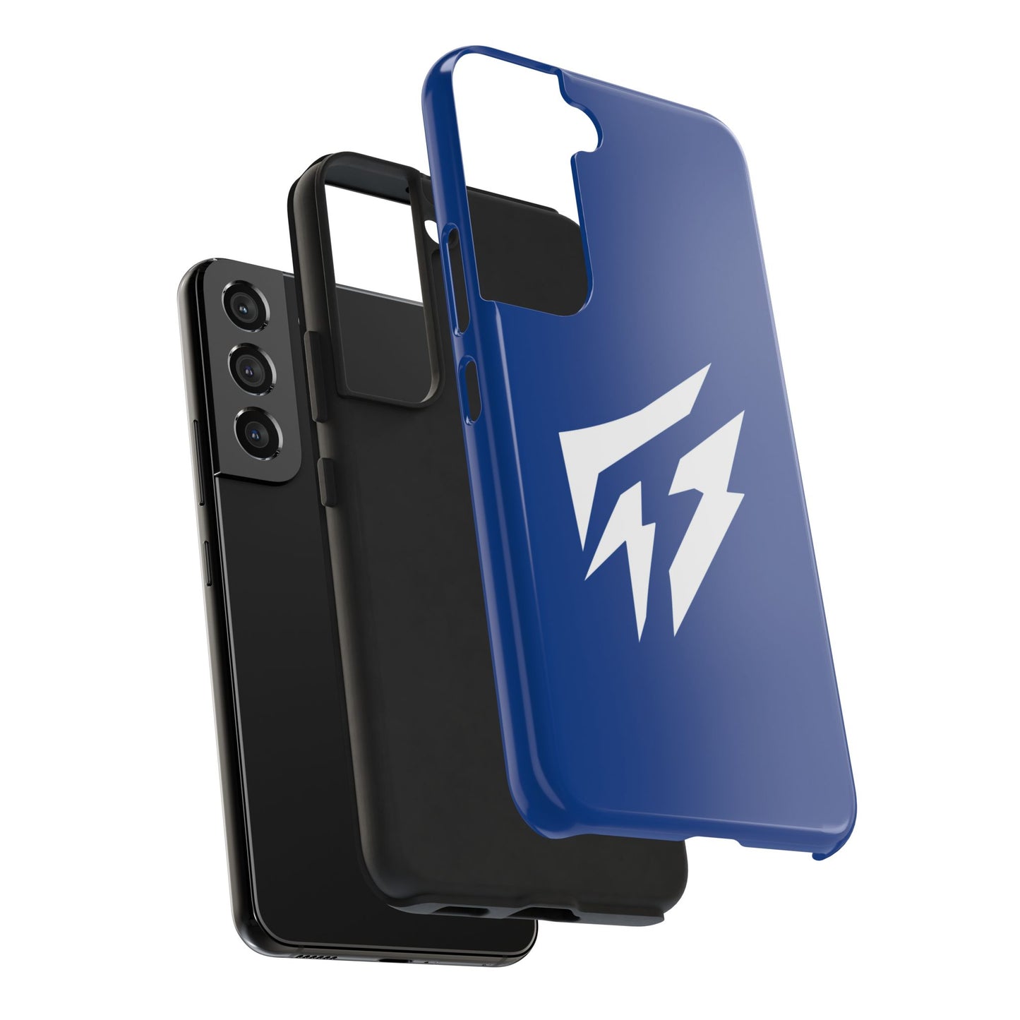 Flashlander Thunders Tough Phone Cases for all Iphone and Samsung Galaxy Dark Blue