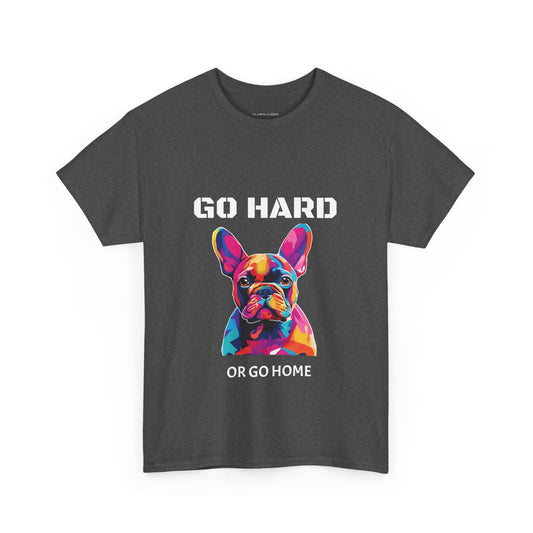 French Bulldog Dog Pop Art  - Go Hard Or Go Home Flashlander Gym Shirt