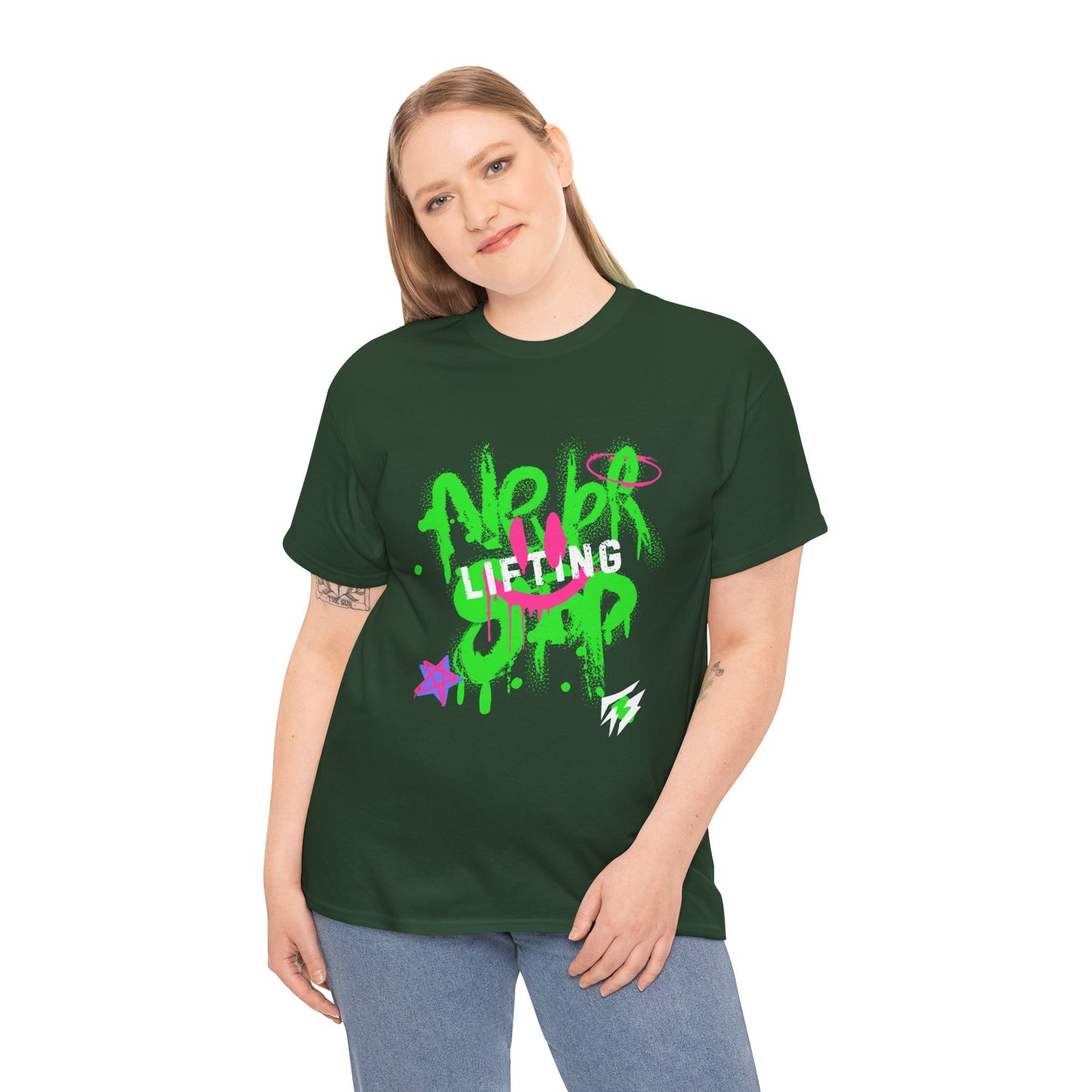 Graffiti Flashlander - Never Stop Lifting Gym T-Shirt