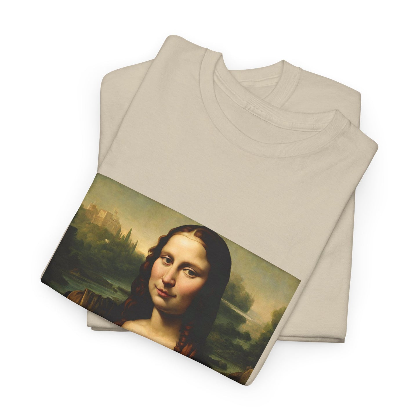 Mona Lisa with Cat - Flashlander Gym Shirt