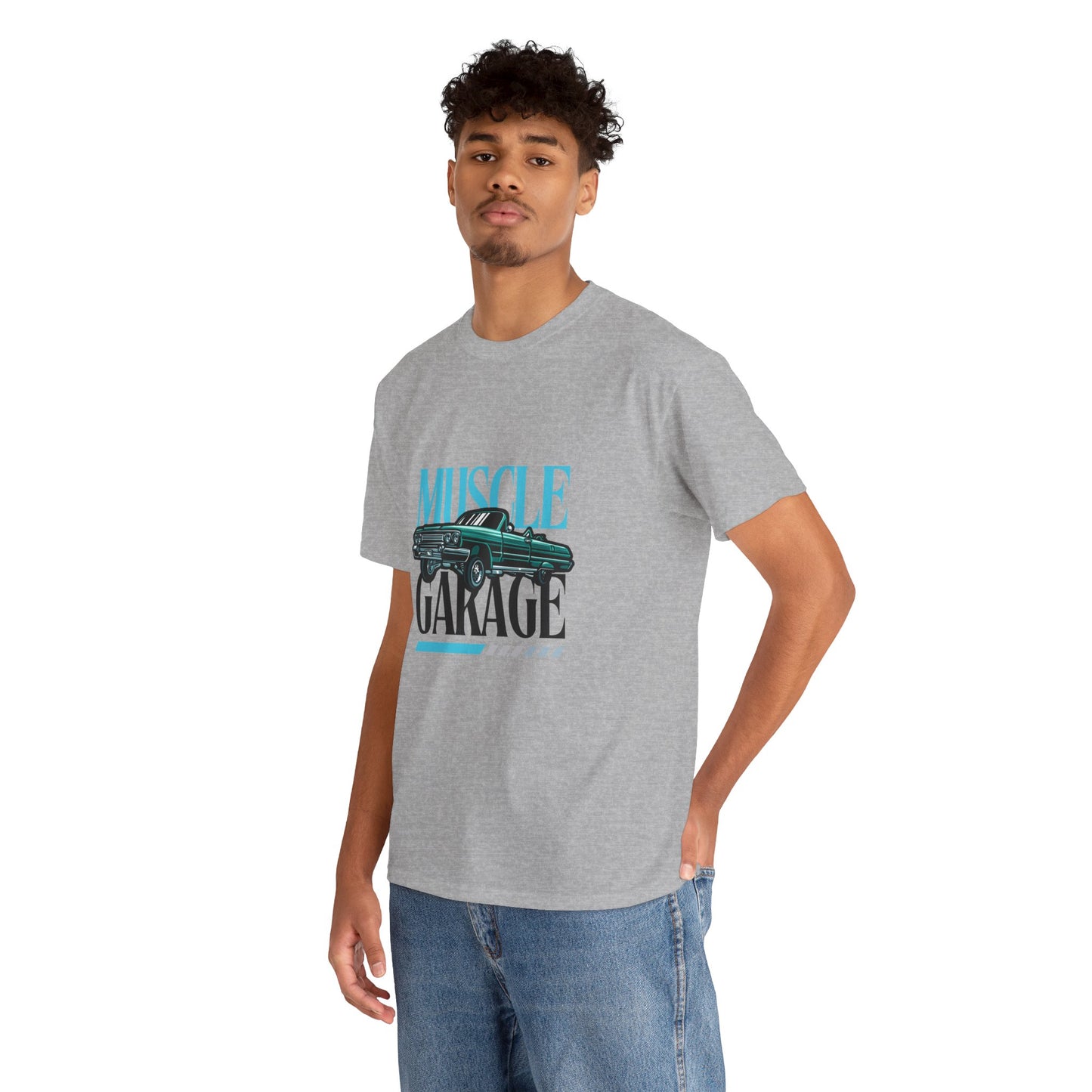 Garage de voitures vintage Muscle - T-shirt de sport Flashlander