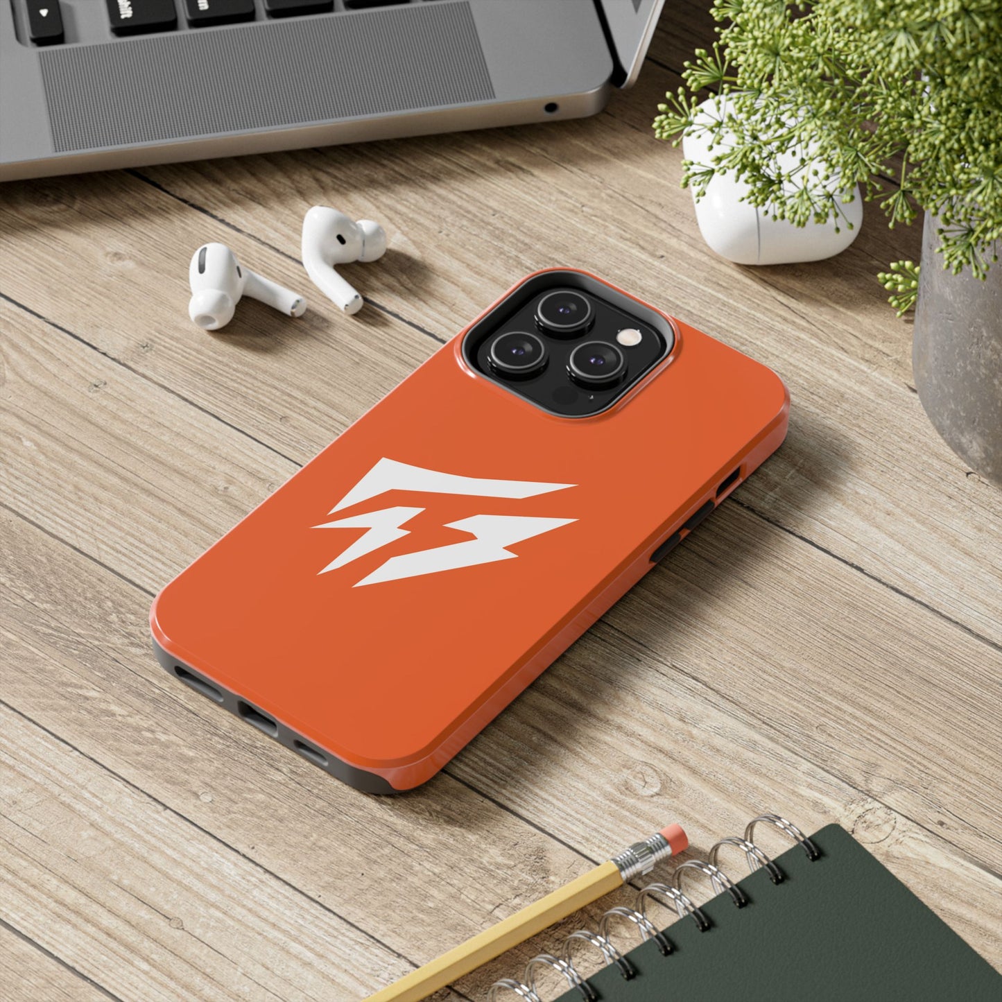 Flashlander Thunders Tough Phone Cases for all Iphone and Samsung Galaxy Orange