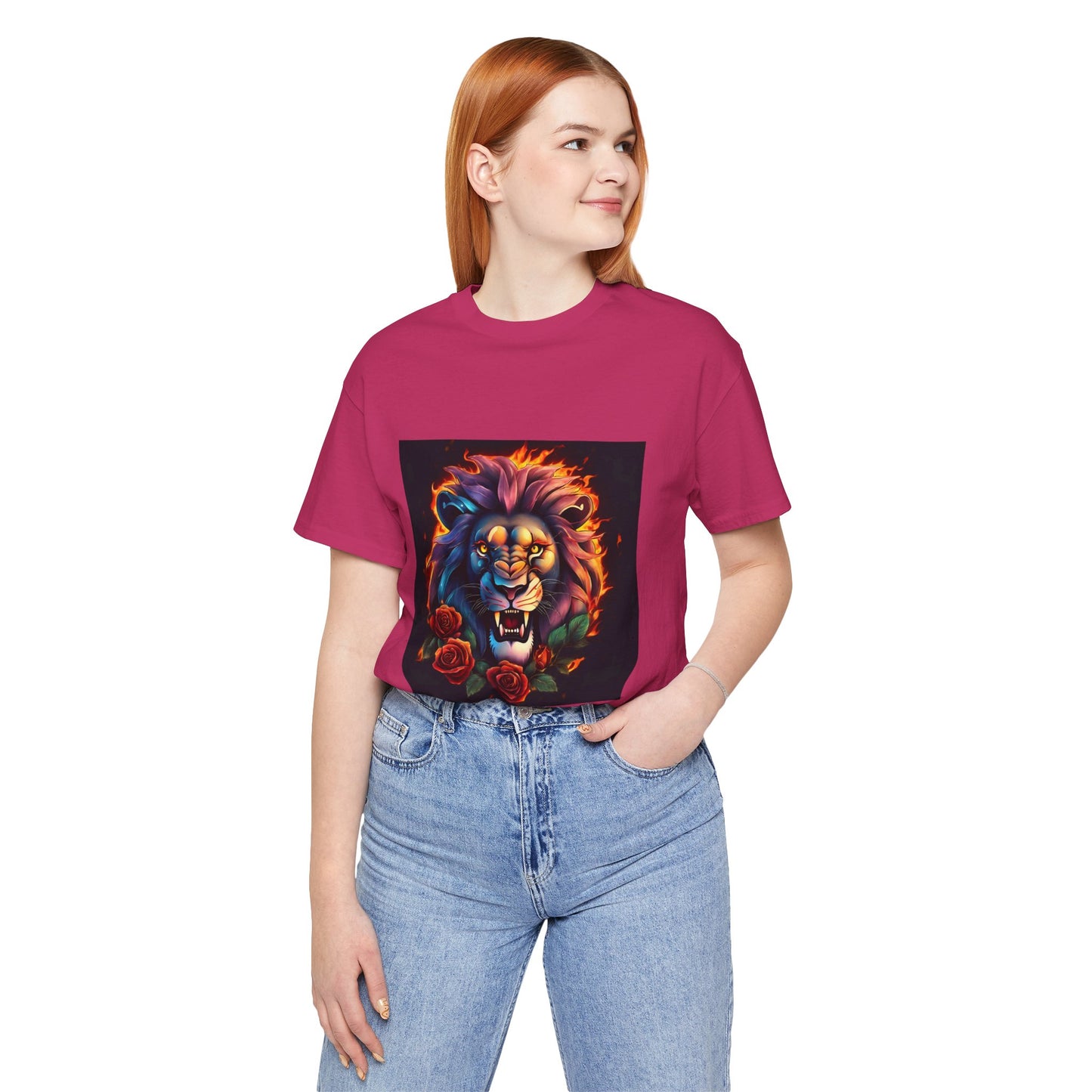 Brave Lion Flames Flashlander Gym Shirt