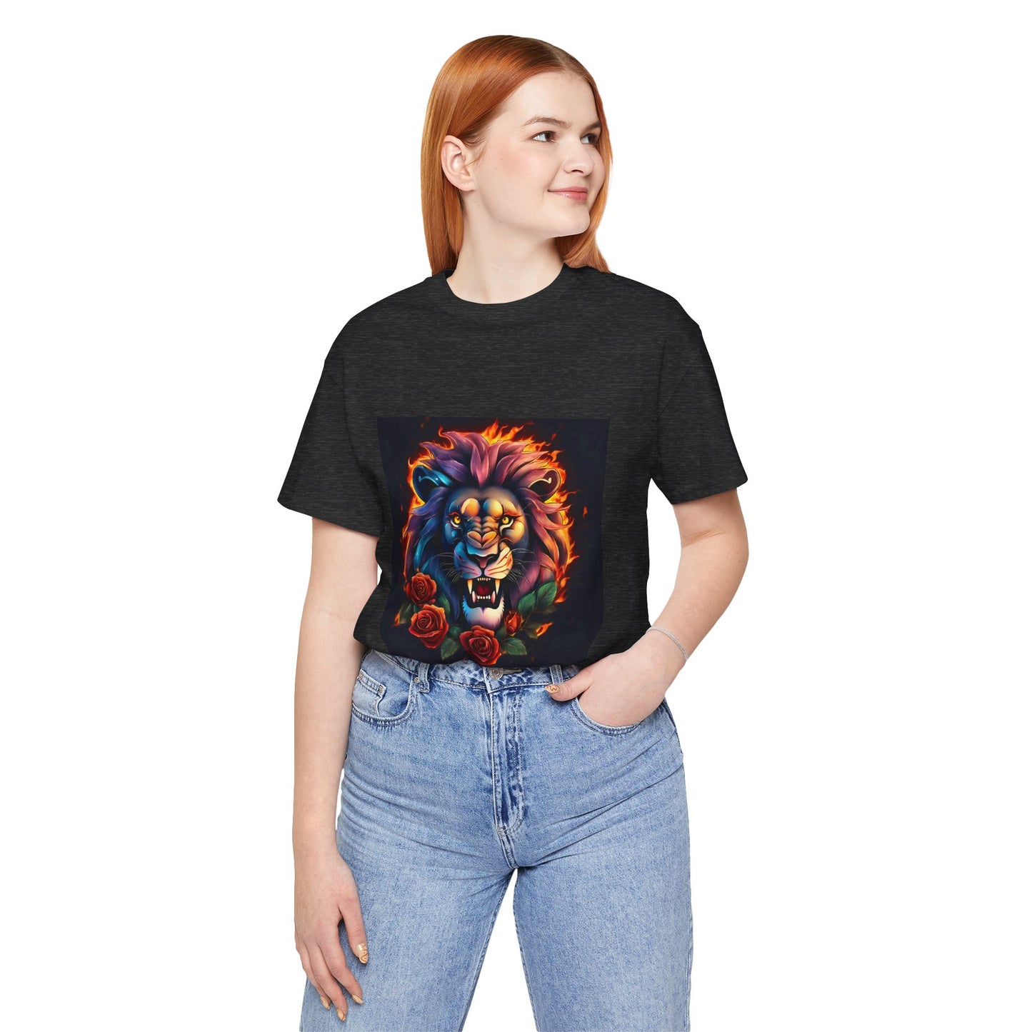 Brave Lion Flames Flashlander Gym Shirt