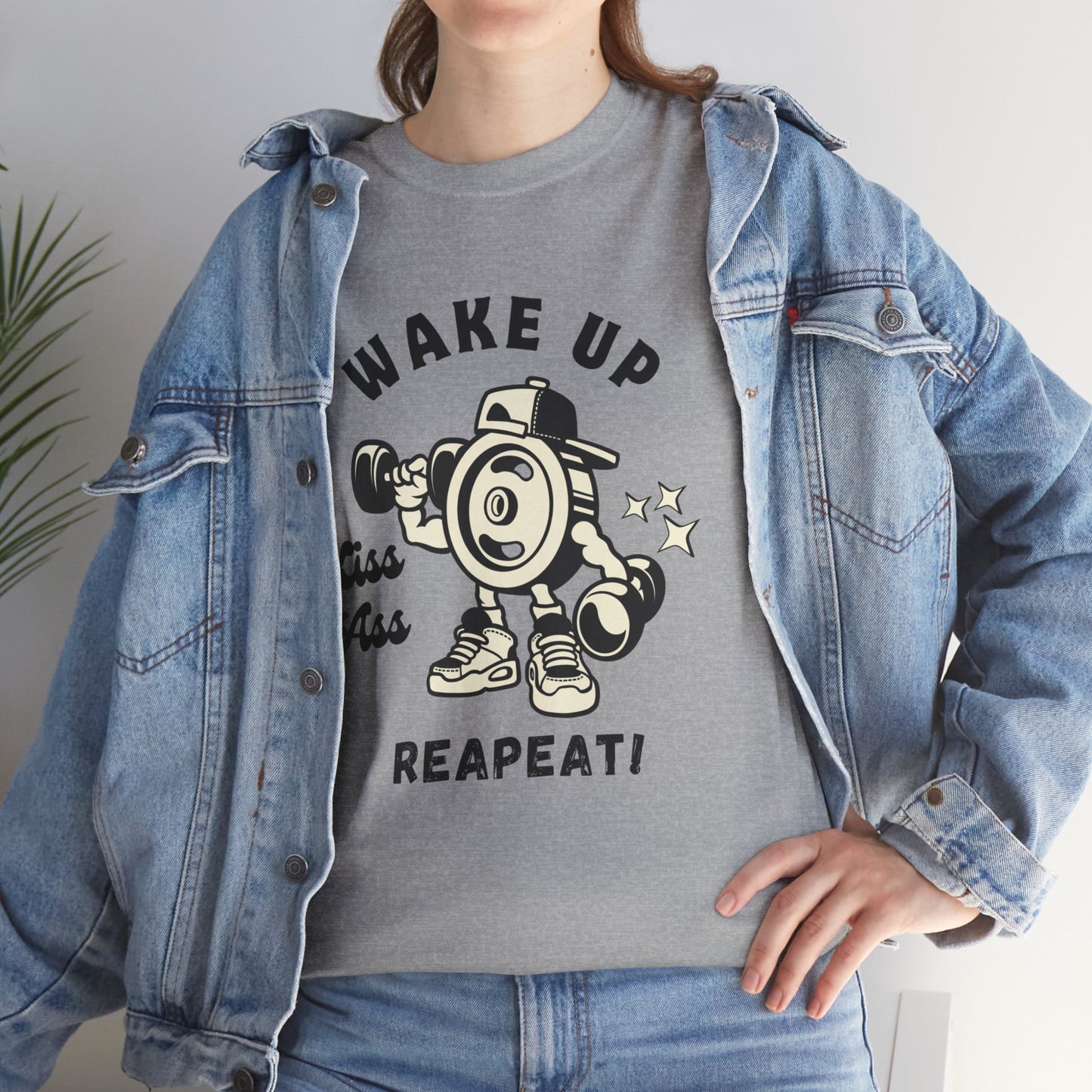 Wake Up Kiss Ass Reapeat - Flashlander Gym Shirt