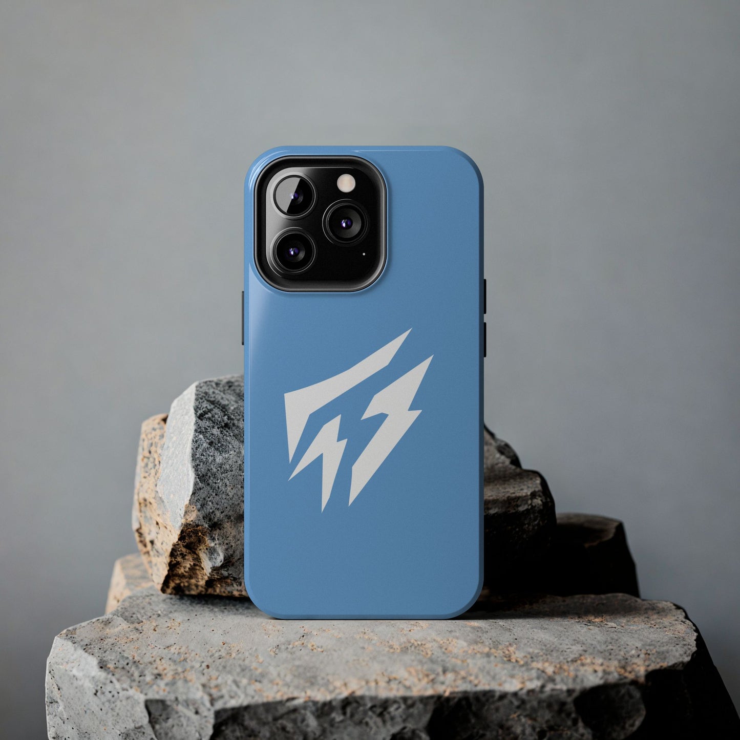 Flashlander Thunders Tough Phone Cases for all Iphone and Samsung Galaxy Light Blue