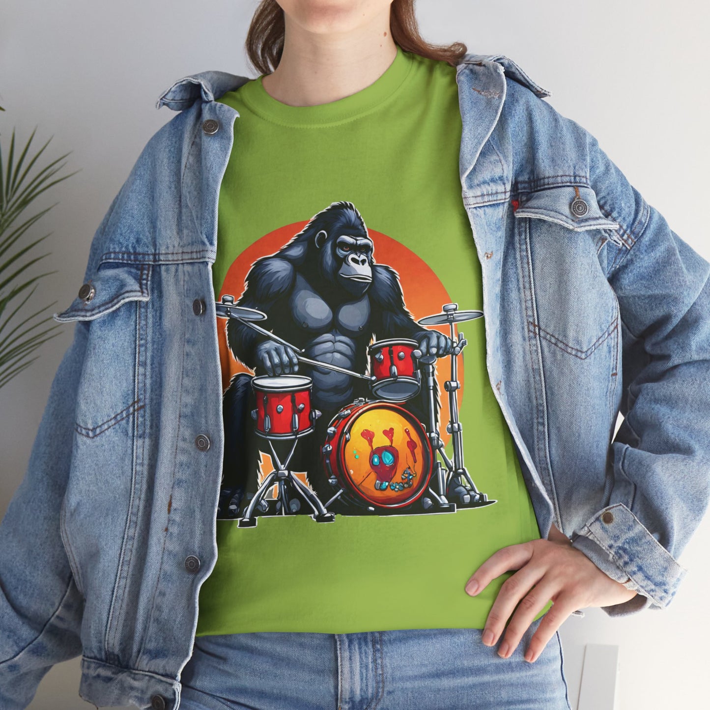 Muscle Gorilla Drummer Flashlander Gym Shirt