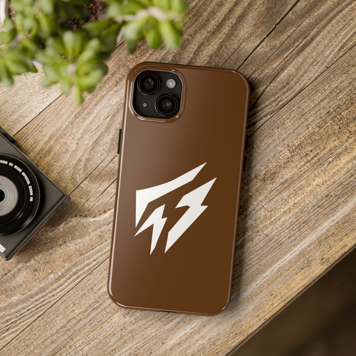 Flashlander Thunders Tough Phone Cases for all Iphone and Samsung Galaxy Brown