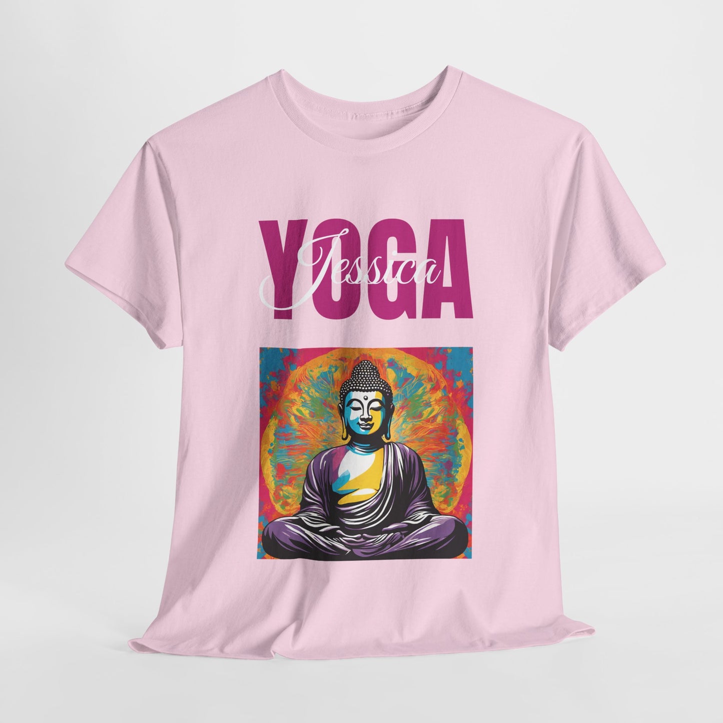 Personalized Yoga Shirt - Buddha Tee - Custom Name Flashlander Yoga Tee