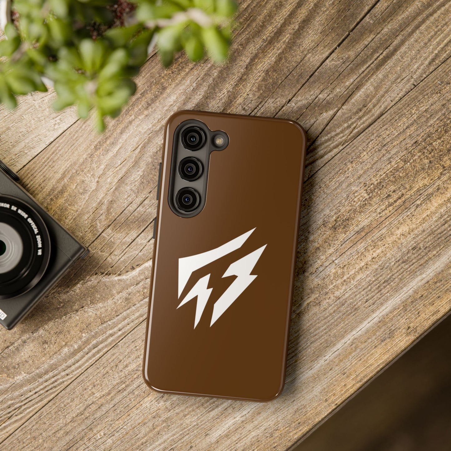 Flashlander Thunders Tough Phone Cases for all Iphone and Samsung Galaxy Brown