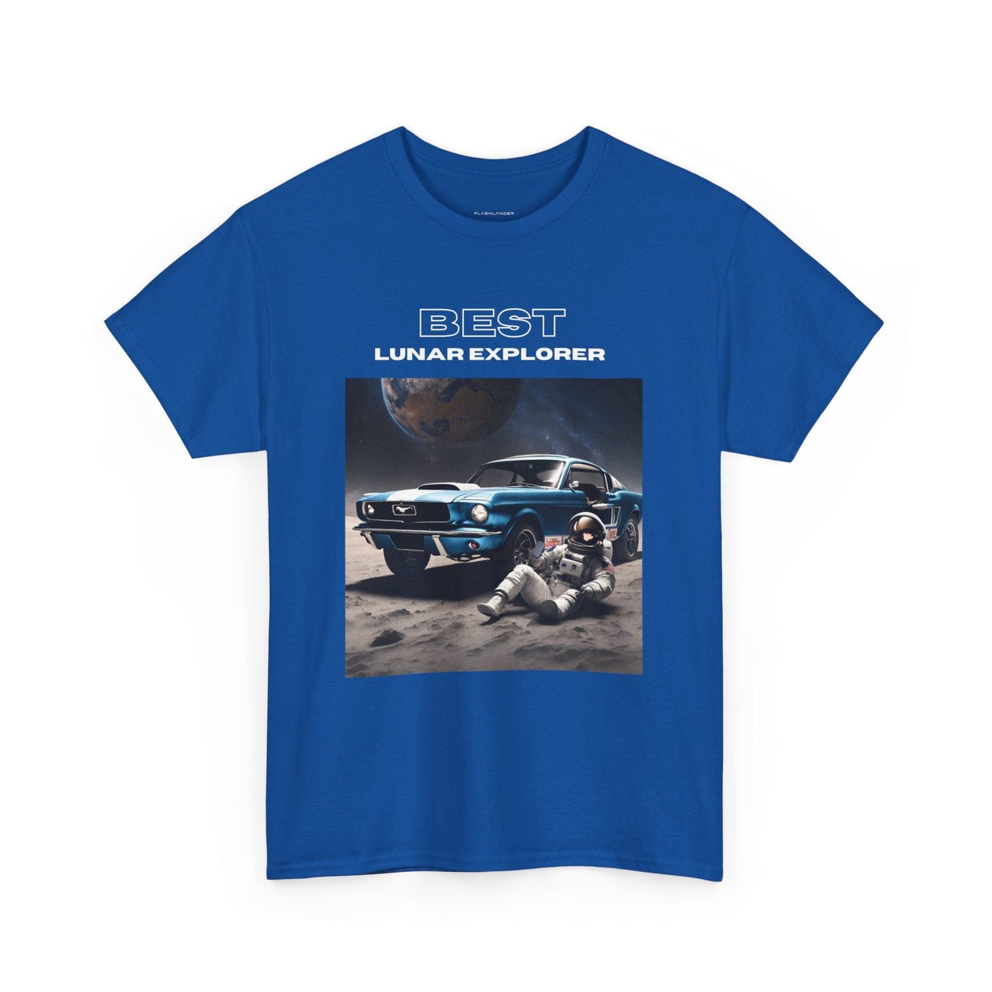 Astronaut Adventure Best Lunar Explorer Graphic Tee Flashlander