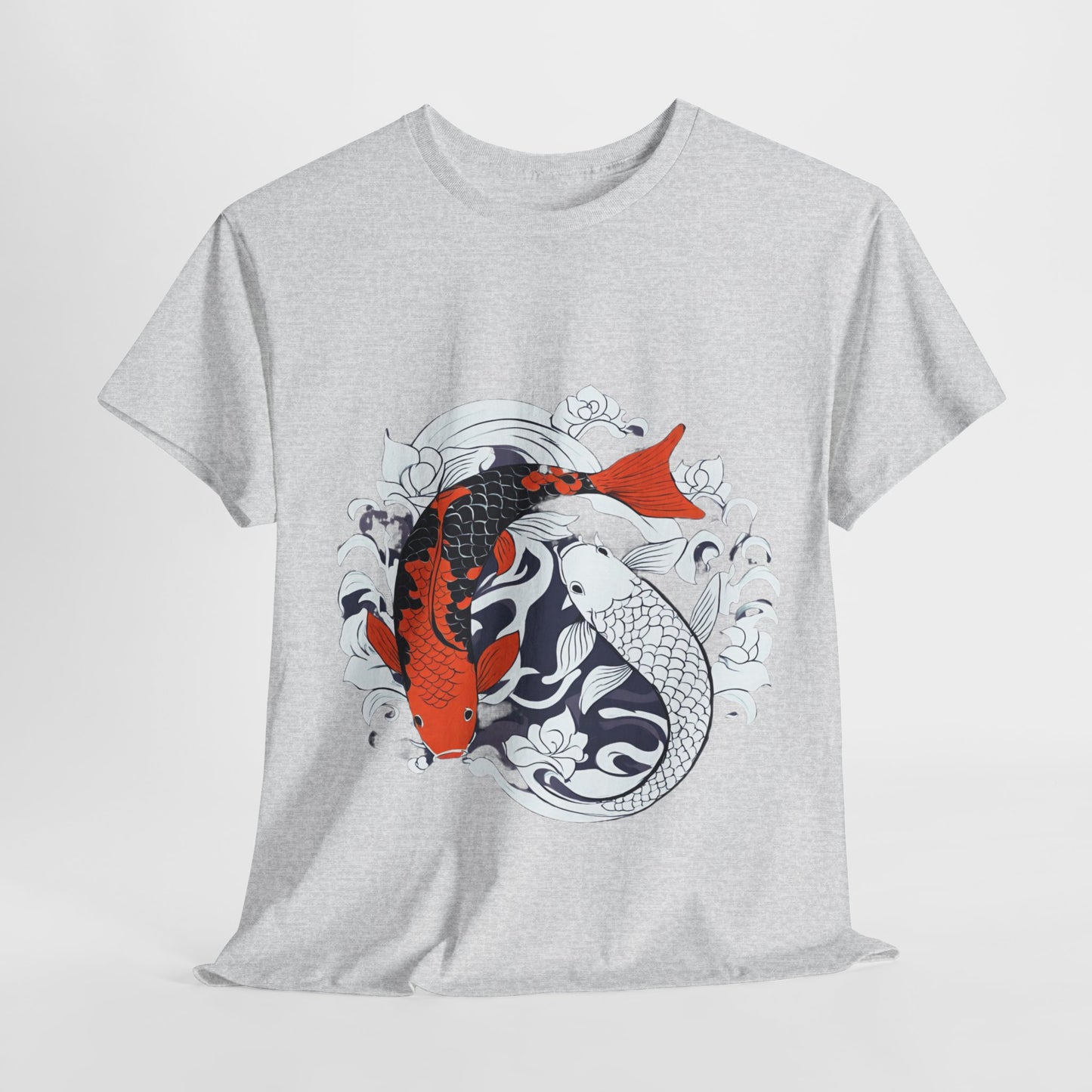 Yin Yang Japanese Koi Fish Flashlander Gym Shirt