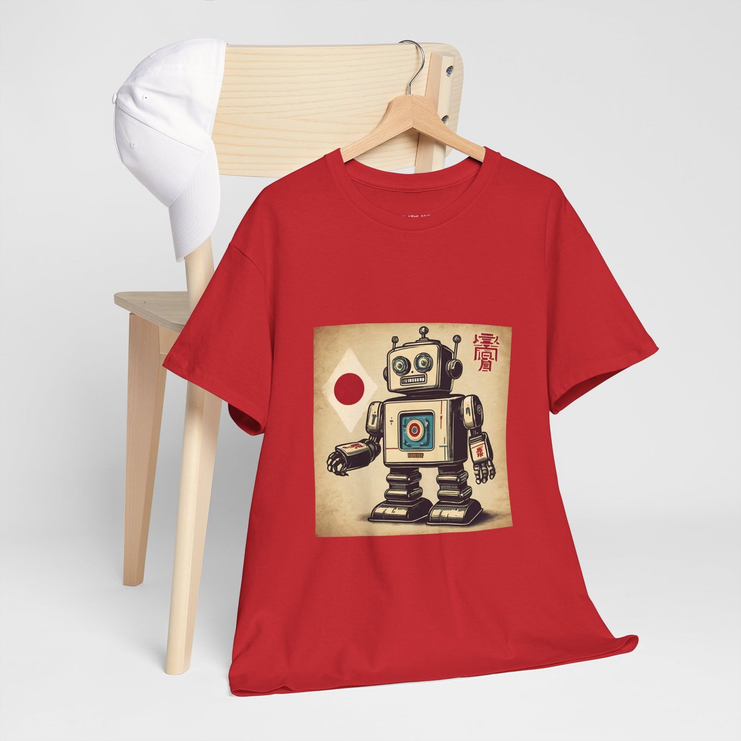 Camiseta deportiva con diseño de robot japonés vintage - Flashlander