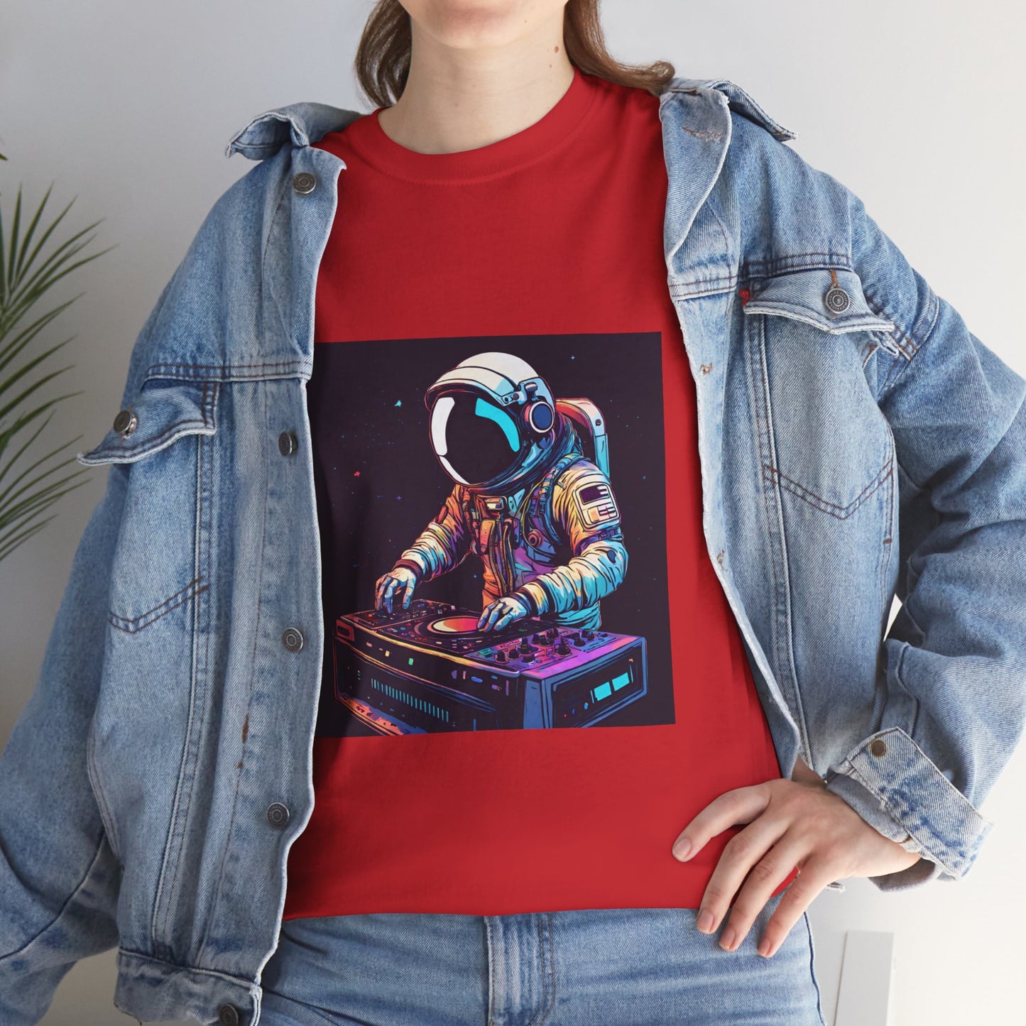 Astronaut Techno DJ Flashlander Gym Shirt