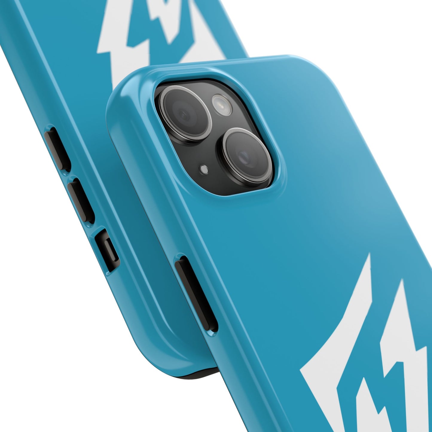 Flashlander Thunders Tough Phone Cases for all Iphone and Samsung Galaxy Blue Aqua Turquoise