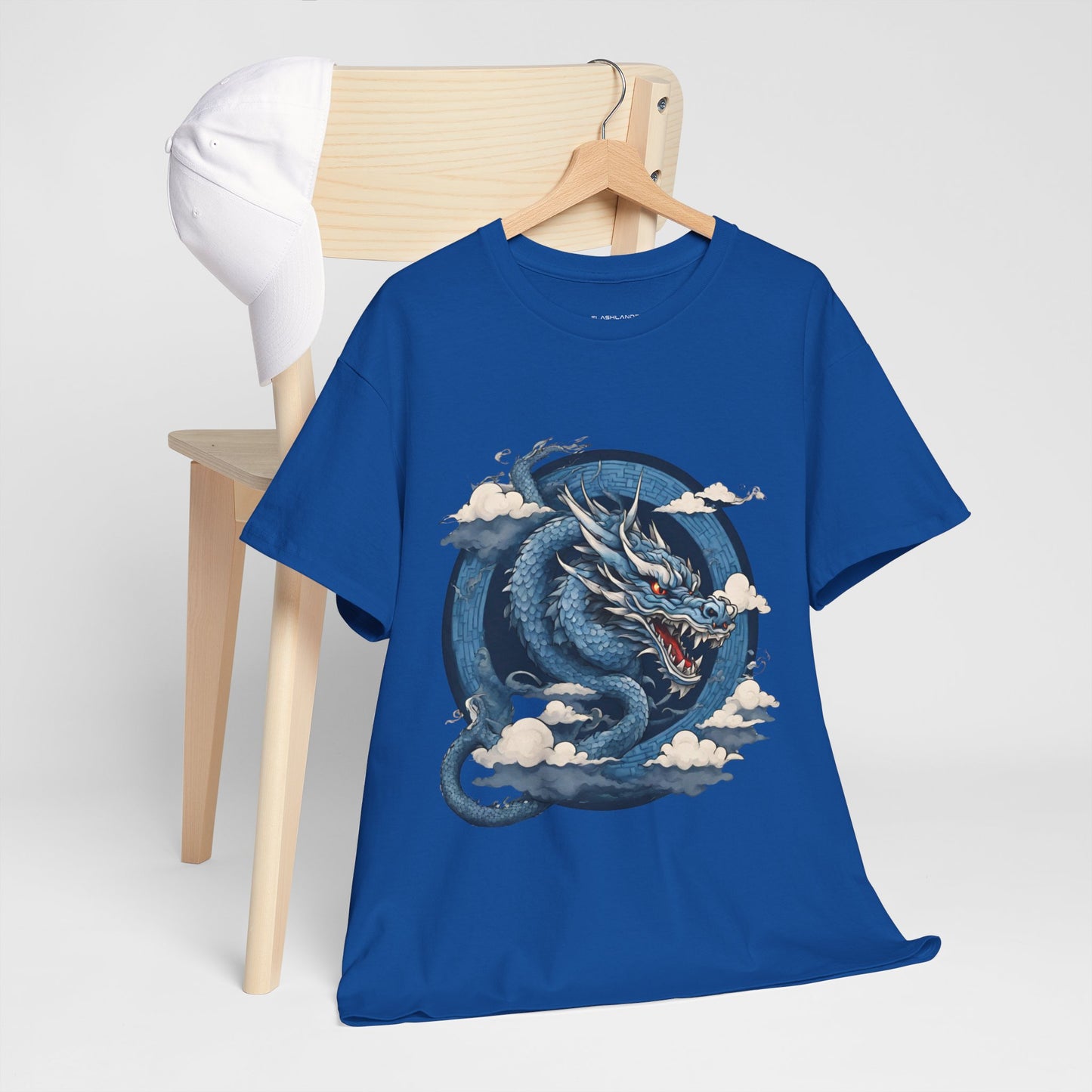 Dragon bleu japonais - T-shirt de sport Flashlander