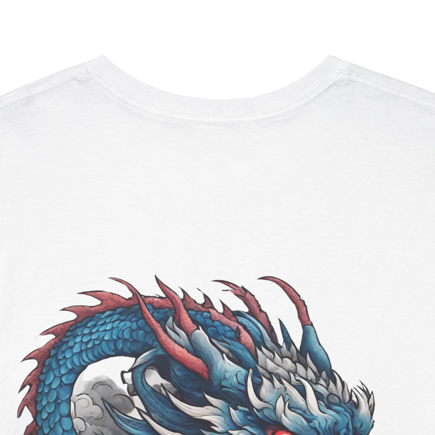 Japanese Blue Dragon with Custom Japanese Name - Flashlander Gym Shirt