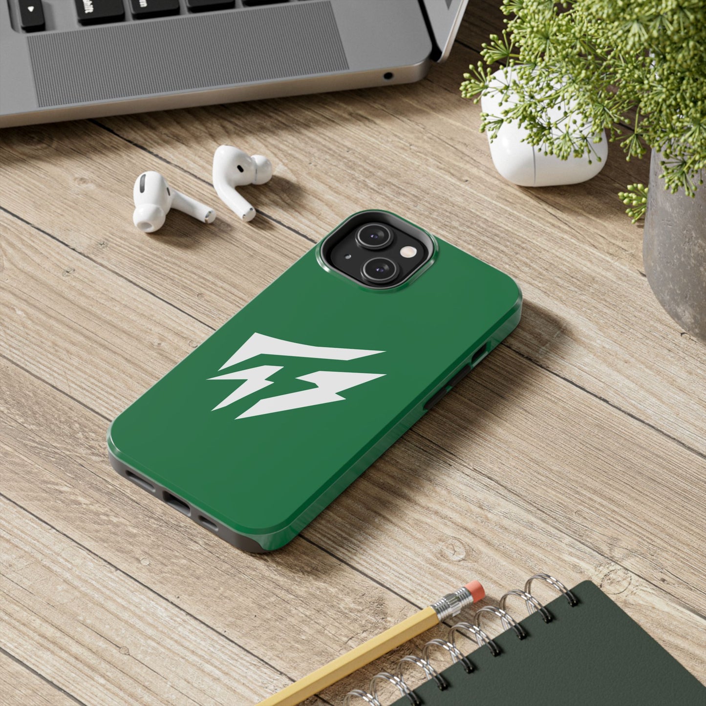 Flashlander Thunders Tough Phone Cases for all Iphone and Samsung Galaxy Dark Green