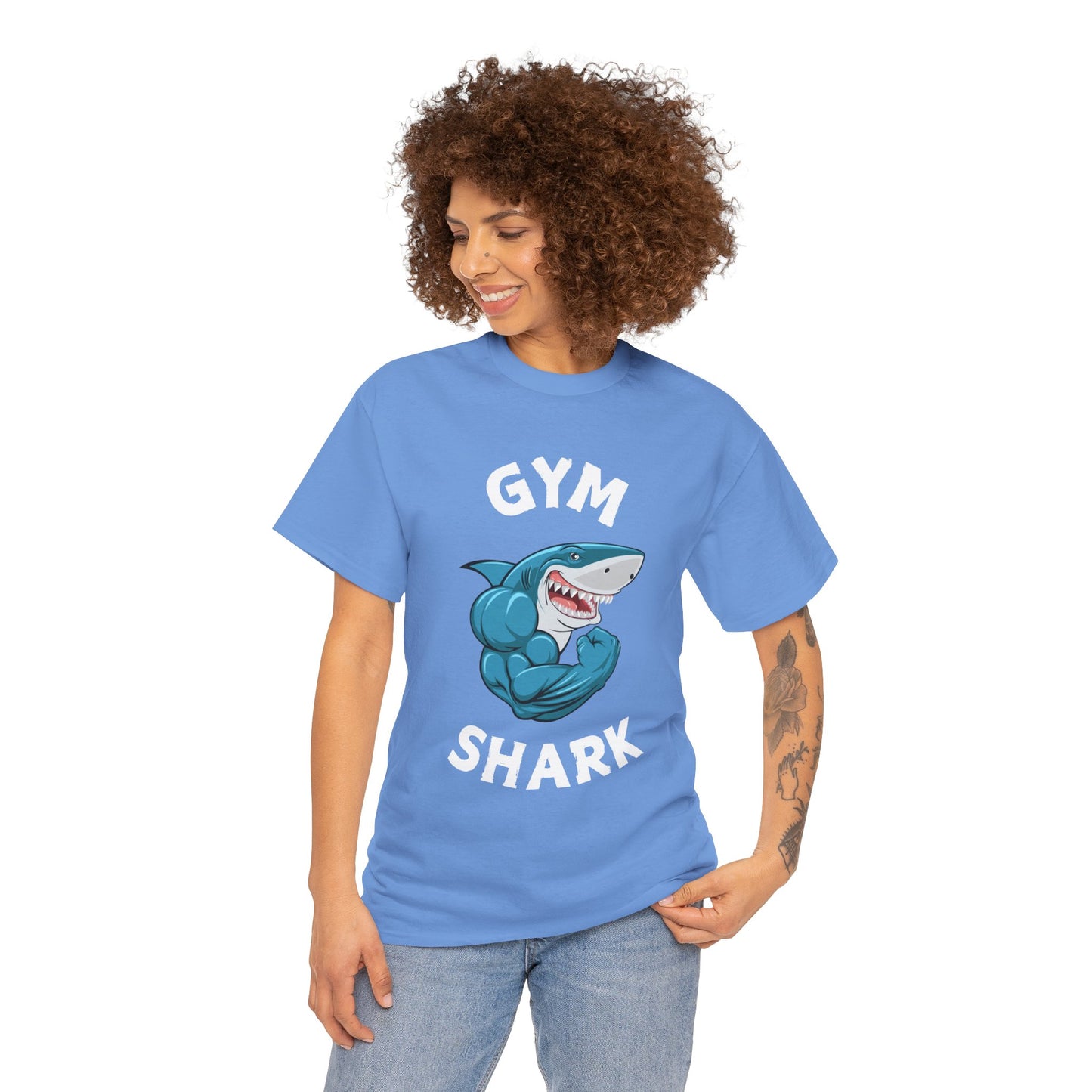 Muscle Gym Shark Bodybuilder Shirt - Flashlander