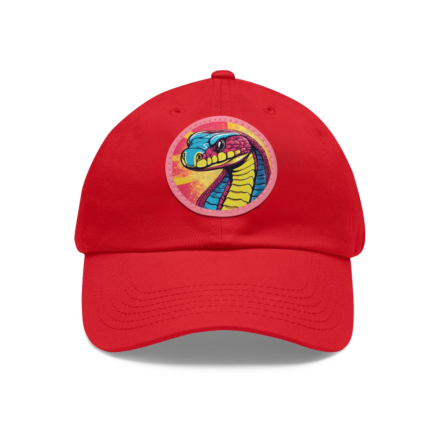 Cobra Hat Cobra Cap Cobra Kai Cobra Snake Art Pop Dad Hat with Patch (Round) Baseball Black Mamba Cap Snake Cap Snake Hat Custom Cap Flashlander