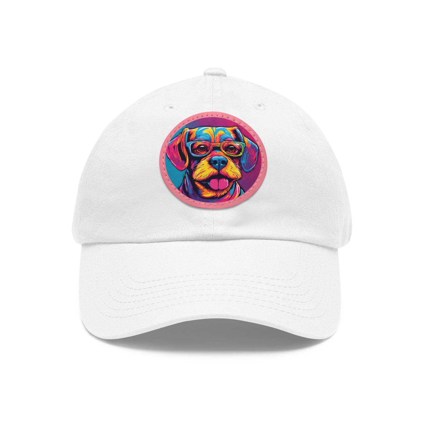 Chapeau pour chien avec lunettes, casquette pour chien, chapeau Pop Art pour chien, chapeau de papa avec patch (rond), casquette de baseball, chapeau pour chien, casquette pour chien, chapeau personnalisé Flashlander