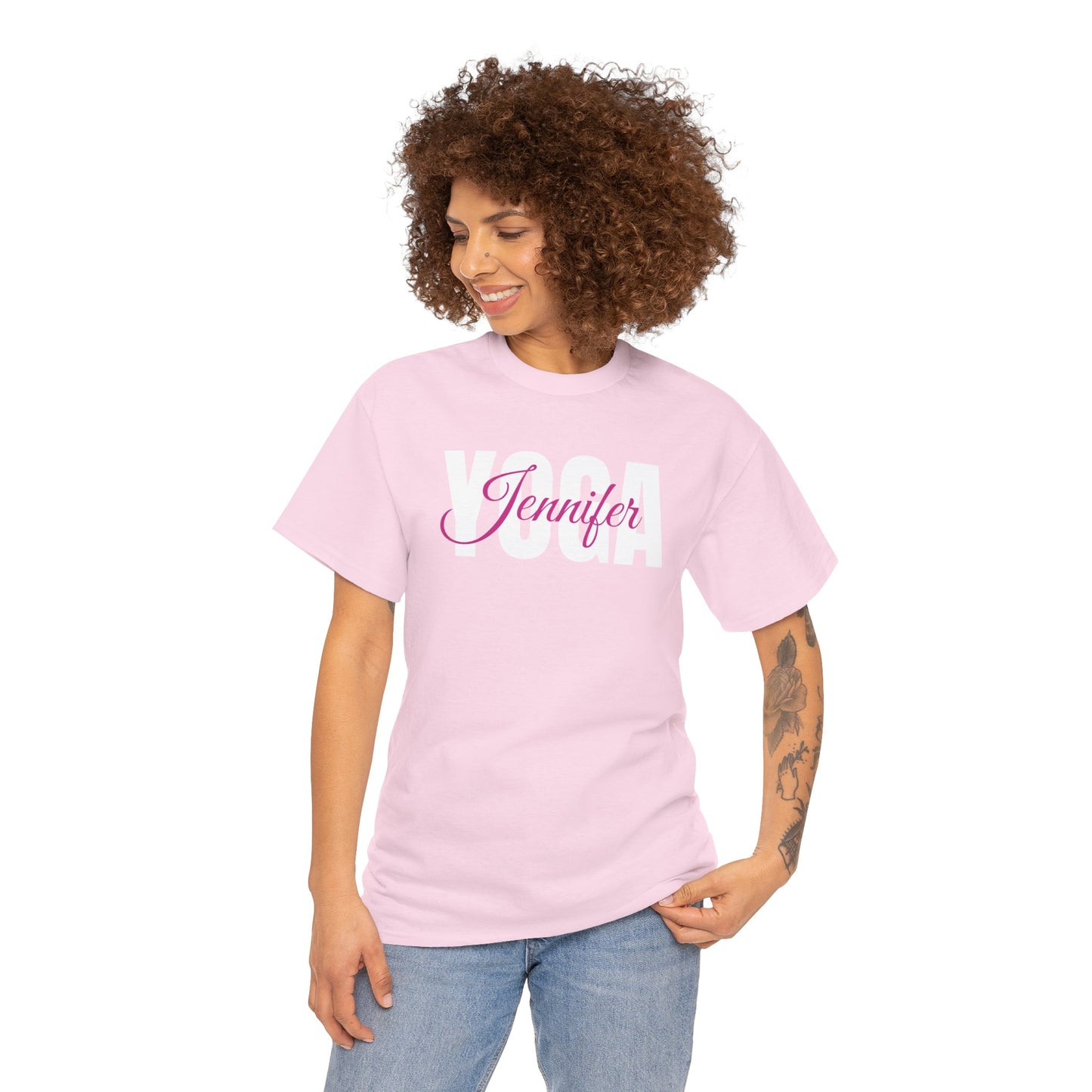 Personalized Yoga Shirt with Custom Name - Flashlander Gym Tee