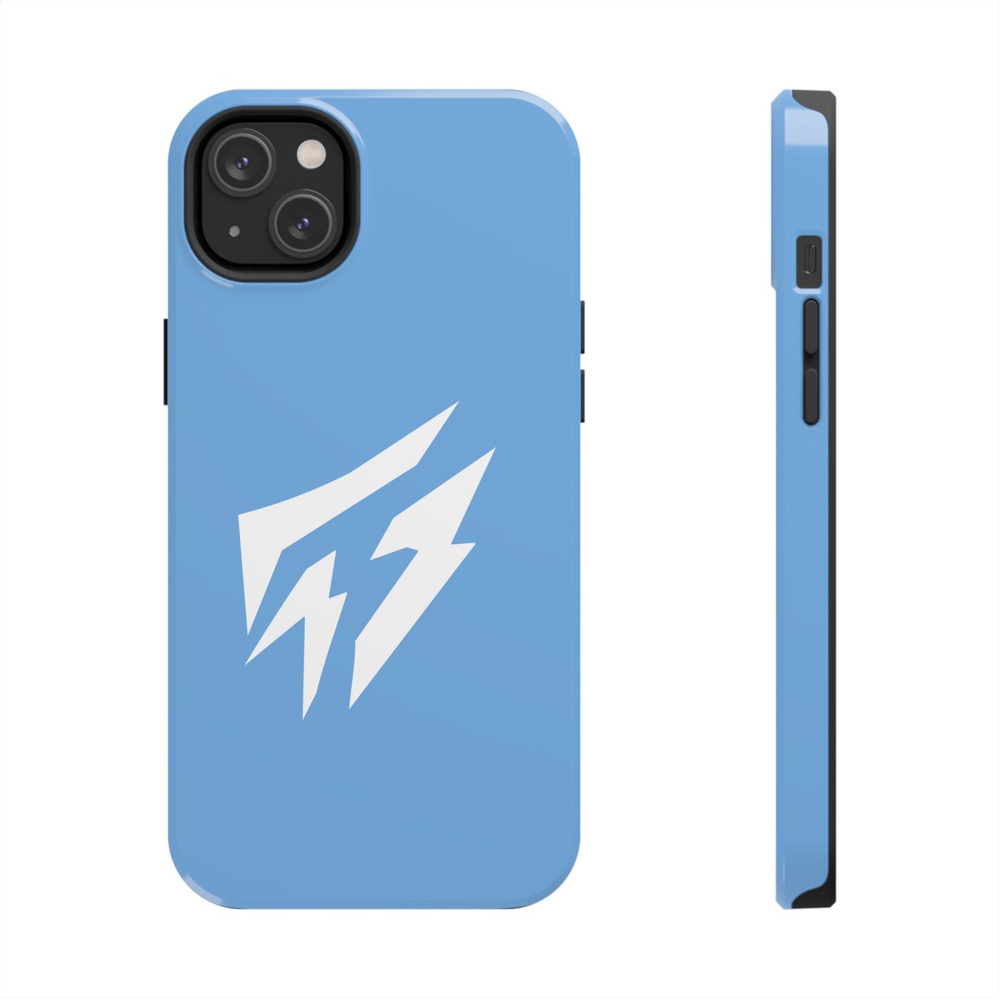 Flashlander Thunders Tough Phone Cases for all Iphone and Samsung Galaxy Light Blue