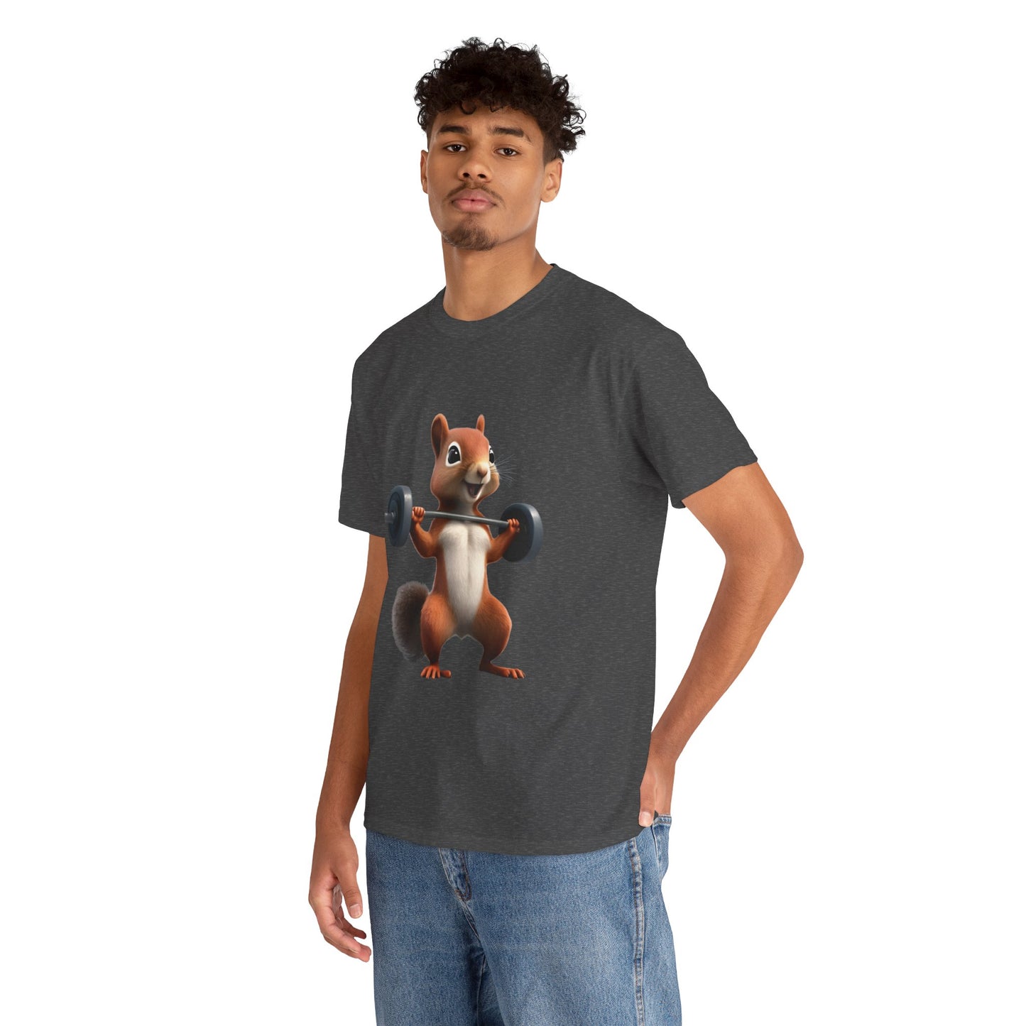 Squirrel Weightlifting Vintage Gym Shirt - Flashlander Graphic Tee