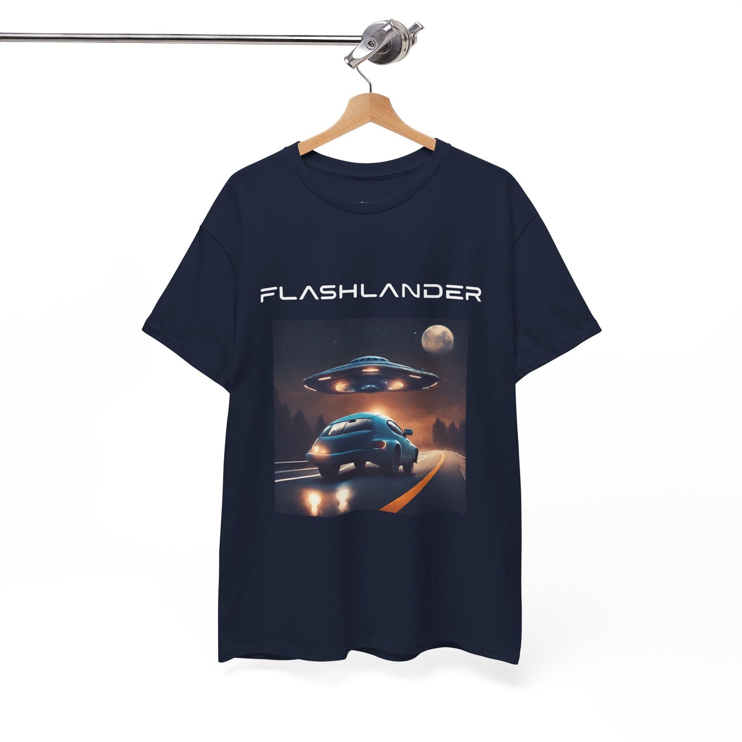 Retro UFO Alien Flashlander Gym Shirt