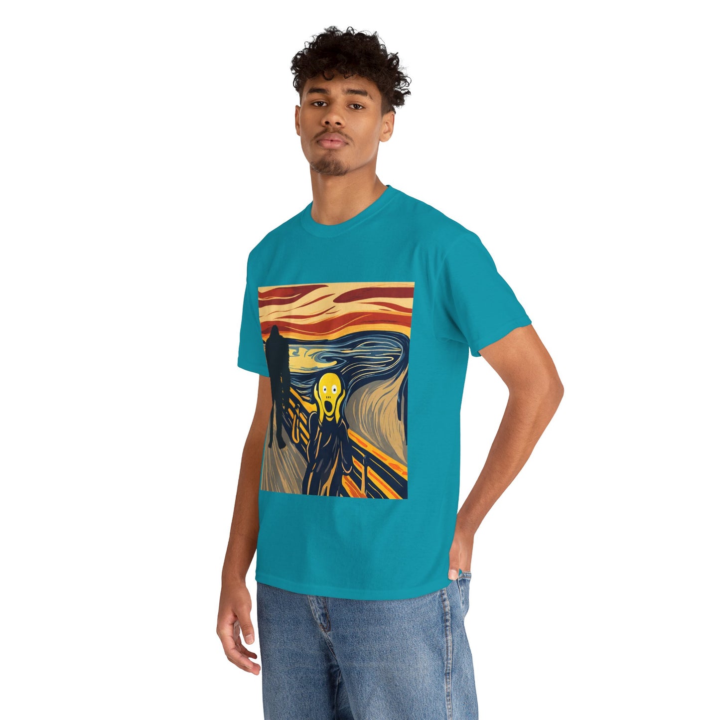 The Scream Meets Bigfoot A Startling Encounter - Flashlander Gym Shirt