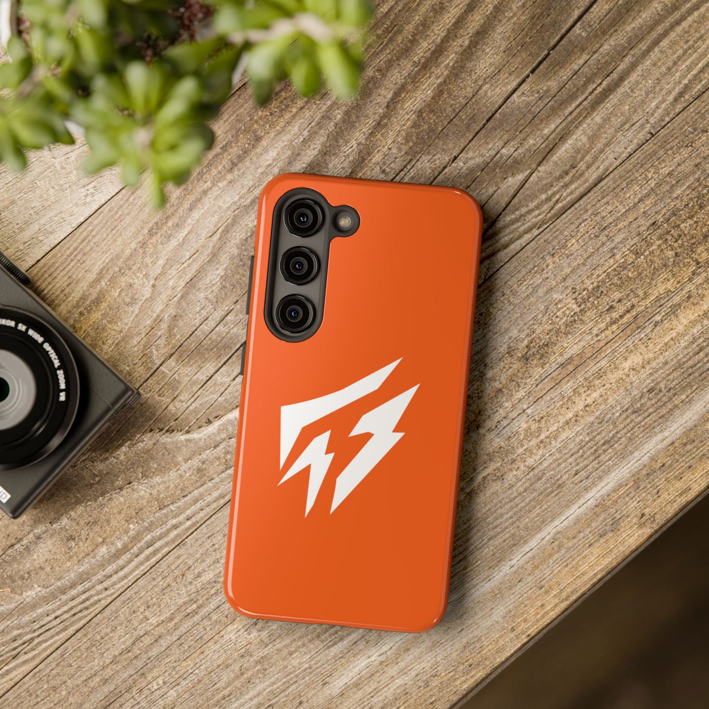 Flashlander Thunders Tough Phone Cases for all Iphone and Samsung Galaxy Orange