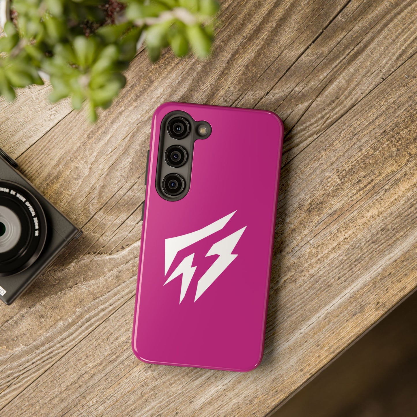 Flashlander Thunders Tough Phone Cases for all Iphone and Samsung Galaxy Dark Pink