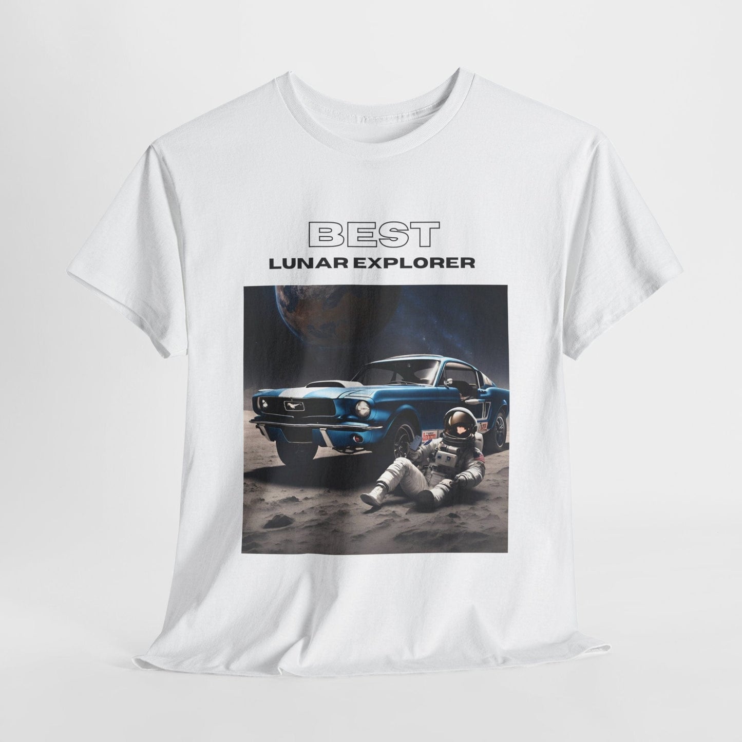 Astronaut Adventure Best Lunar Explorer Graphic Tee Flashlander