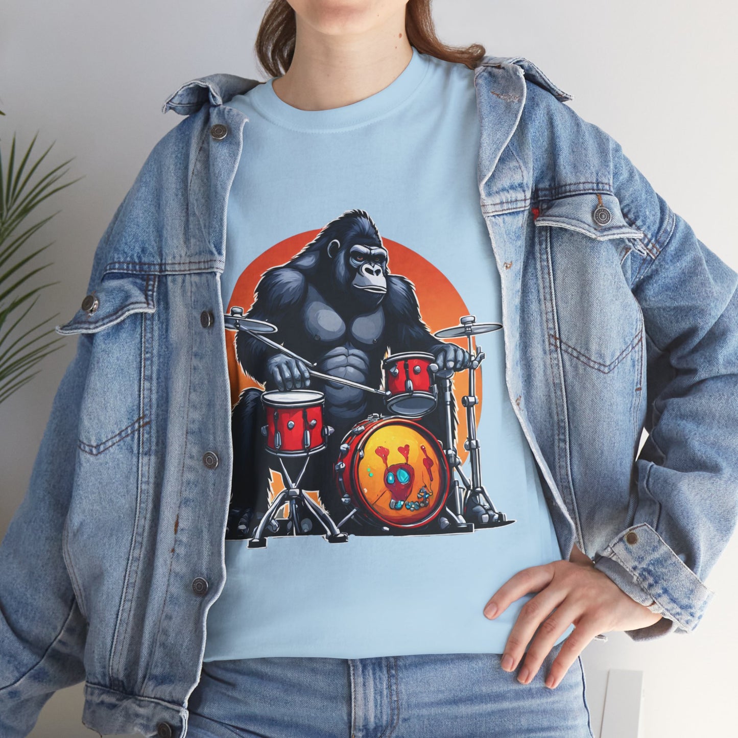 Muscle Gorilla Drummer Flashlander Gym Shirt