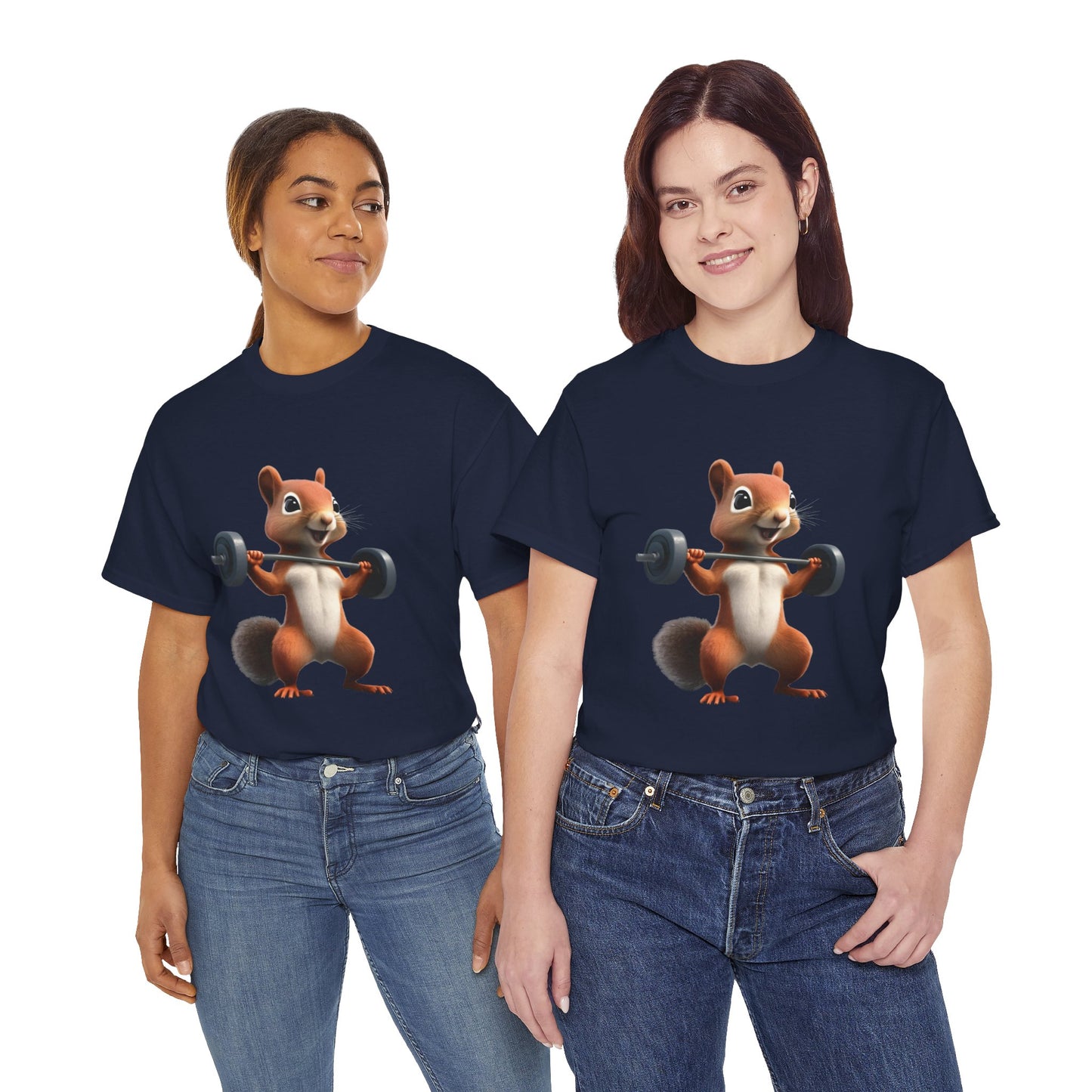 Squirrel Weightlifting Vintage Gym Shirt - Flashlander Graphic Tee