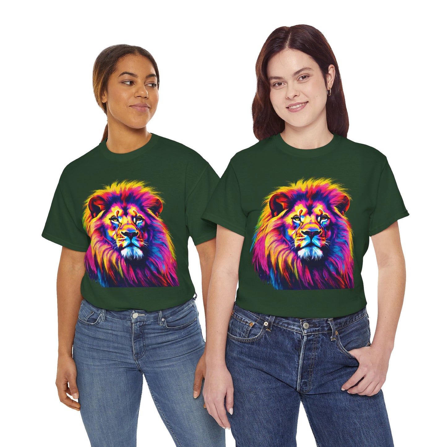 Lion Art Pop T-Shirt Flashlander