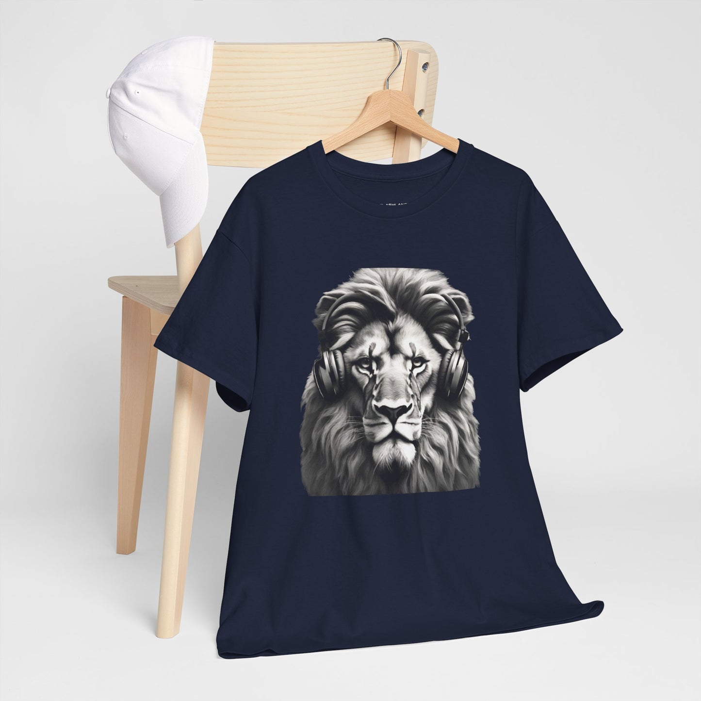 Lion Training with Headphones - Flashlander Gym Shirt