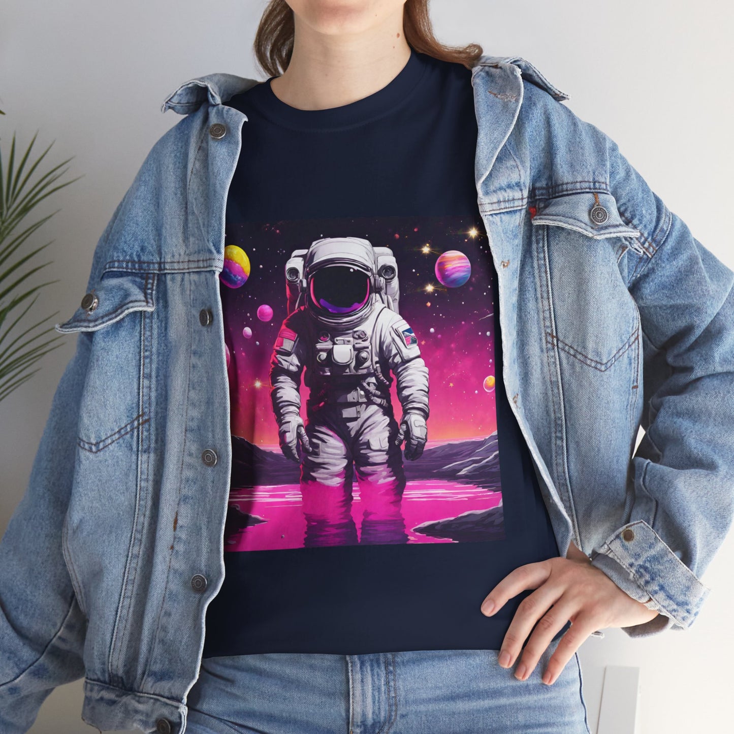 Astronaut Exploring New Worlds Flashlander Gym Shirt