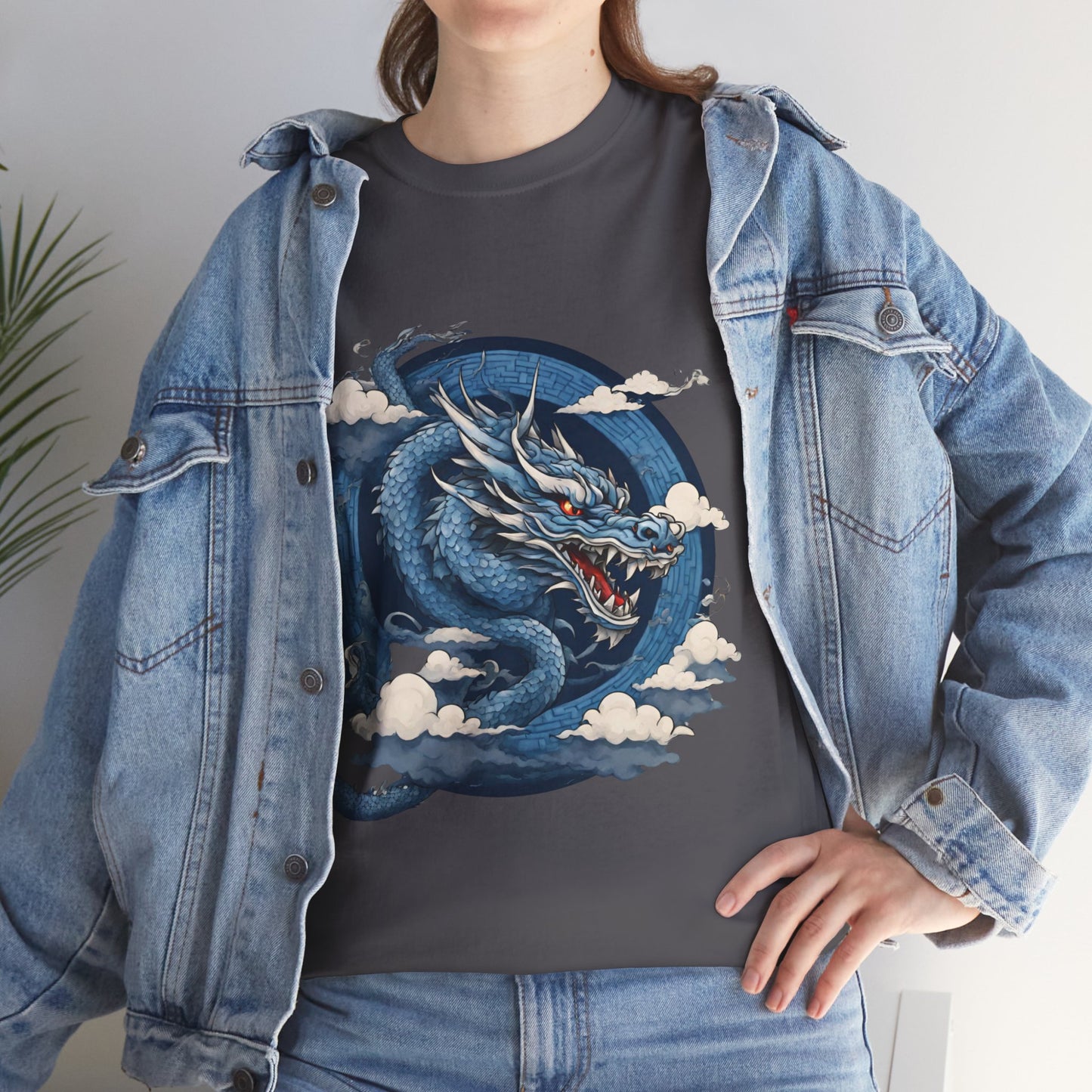 Dragon bleu japonais - T-shirt de sport Flashlander