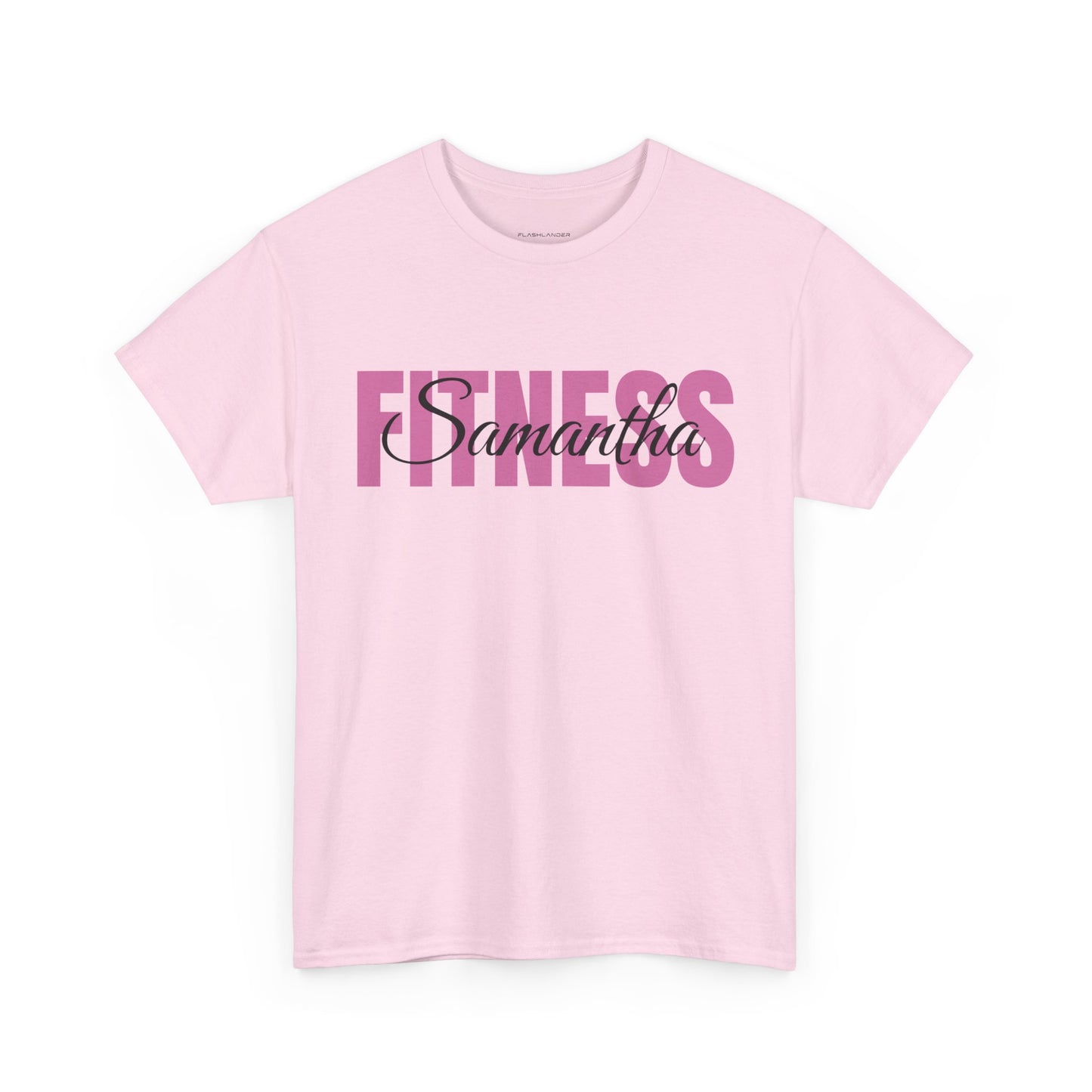 T-shirt de fitness personnalisé - T-shirt de sport Flashlander avec nom personnalisé