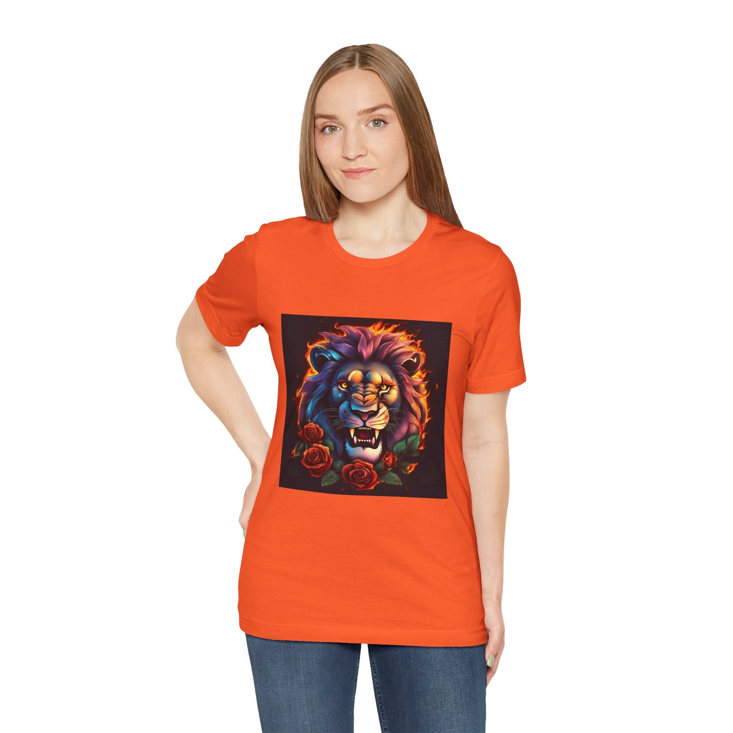 Brave Lion Flames Flashlander Gym Shirt