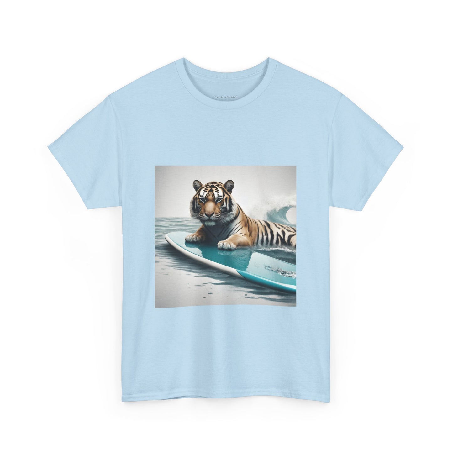 Tiger Surfing Vintage Flashlander Gym Shirt