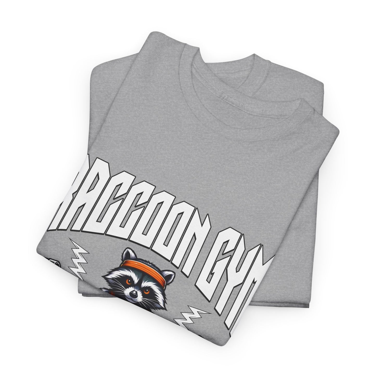 Raccoon Bodybuilder Shirt Flashlander Go Hard or Go Home Gym T-Shirt Cotton Unisex Graphic Tee