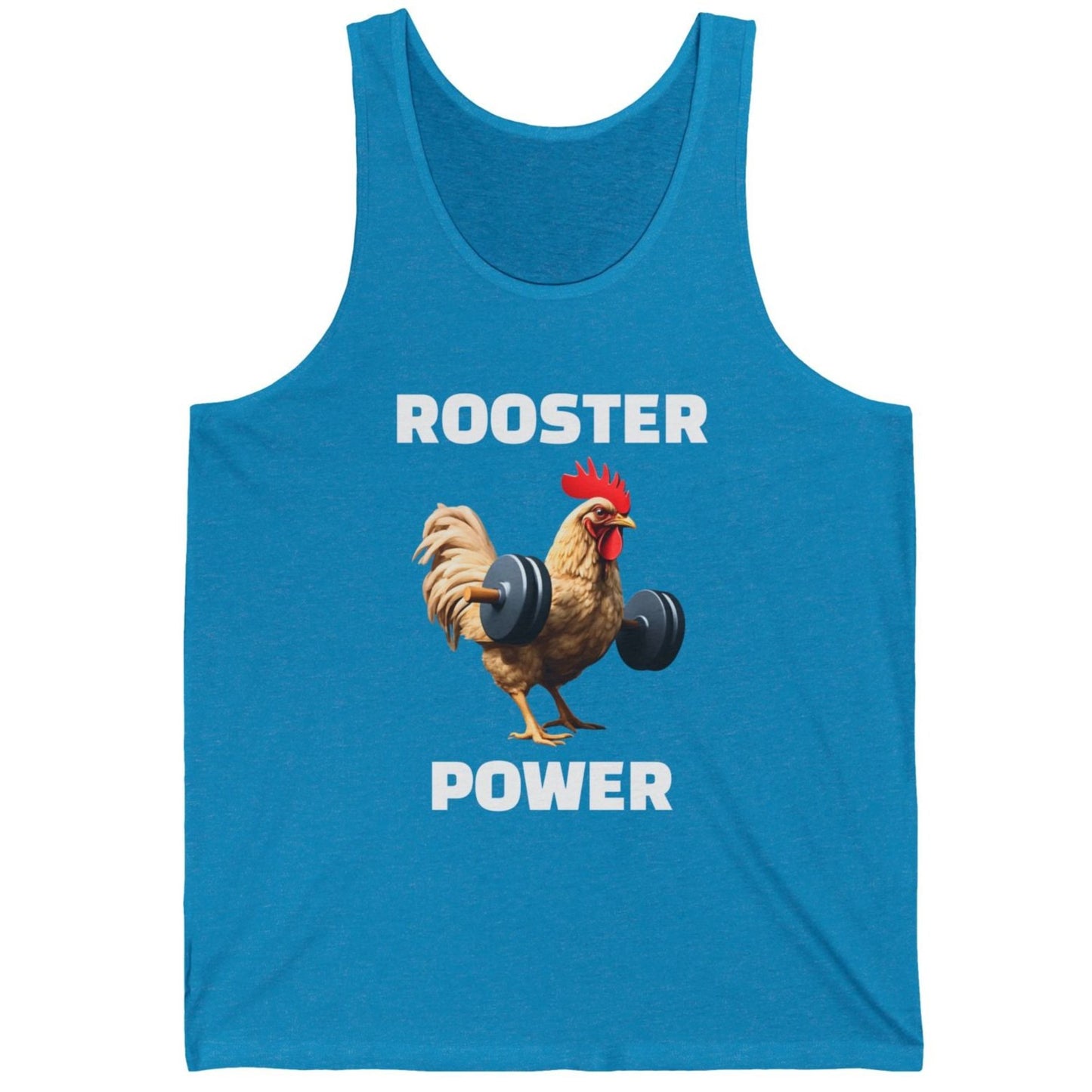 Gym Rooster Bodybuilding Cotton Unisex Jersey Tank