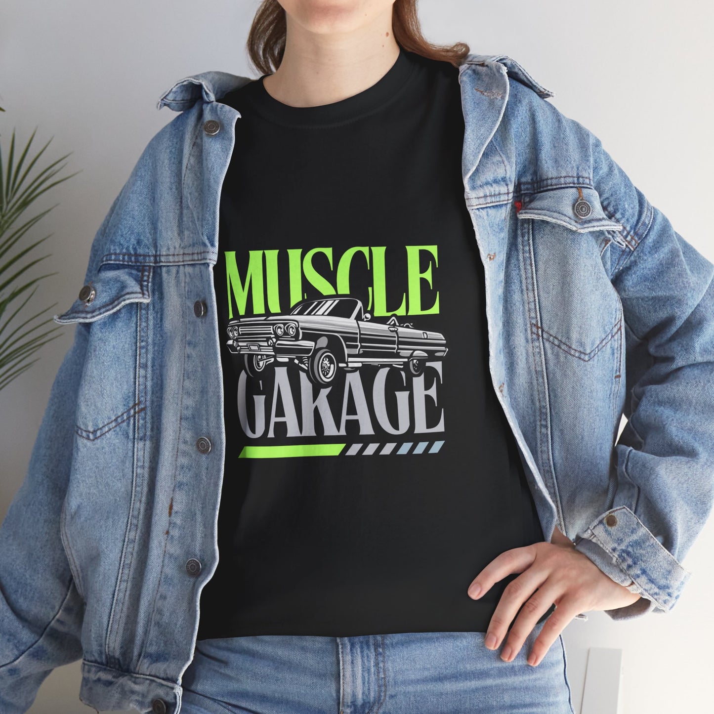 Garage de voitures vintage Muscle - T-shirt de sport Flashlander