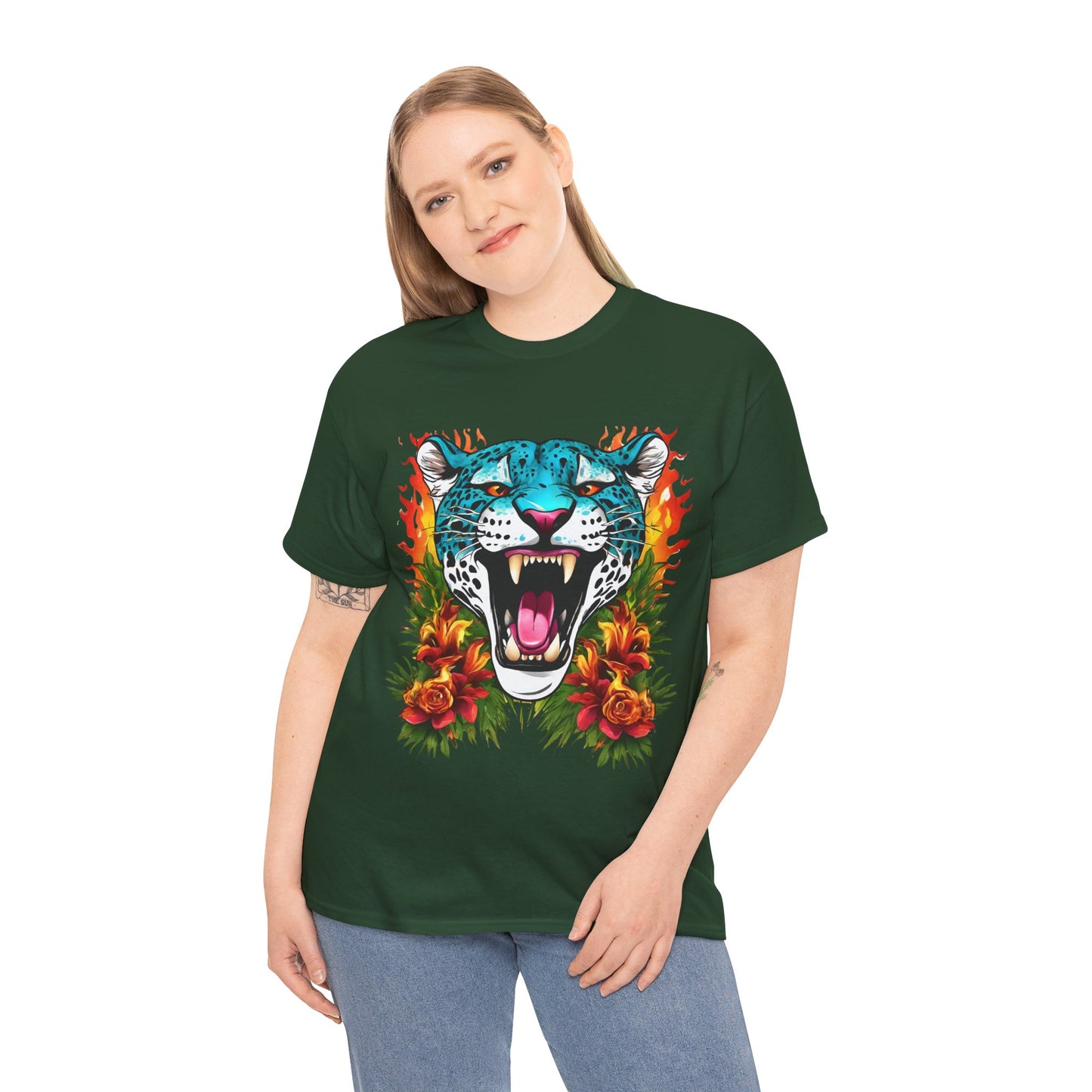 Vintage Jaguar Tattoo - Flashlander Gym Shirt