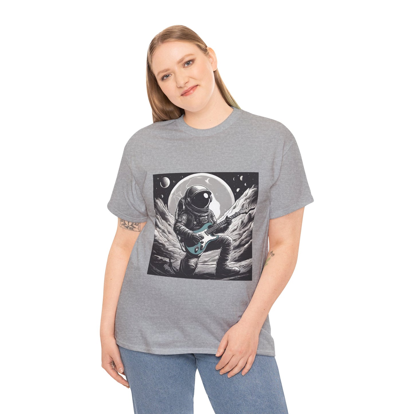 Galactic Jam Rockstar Astronaut Flashlander Gym Shirt